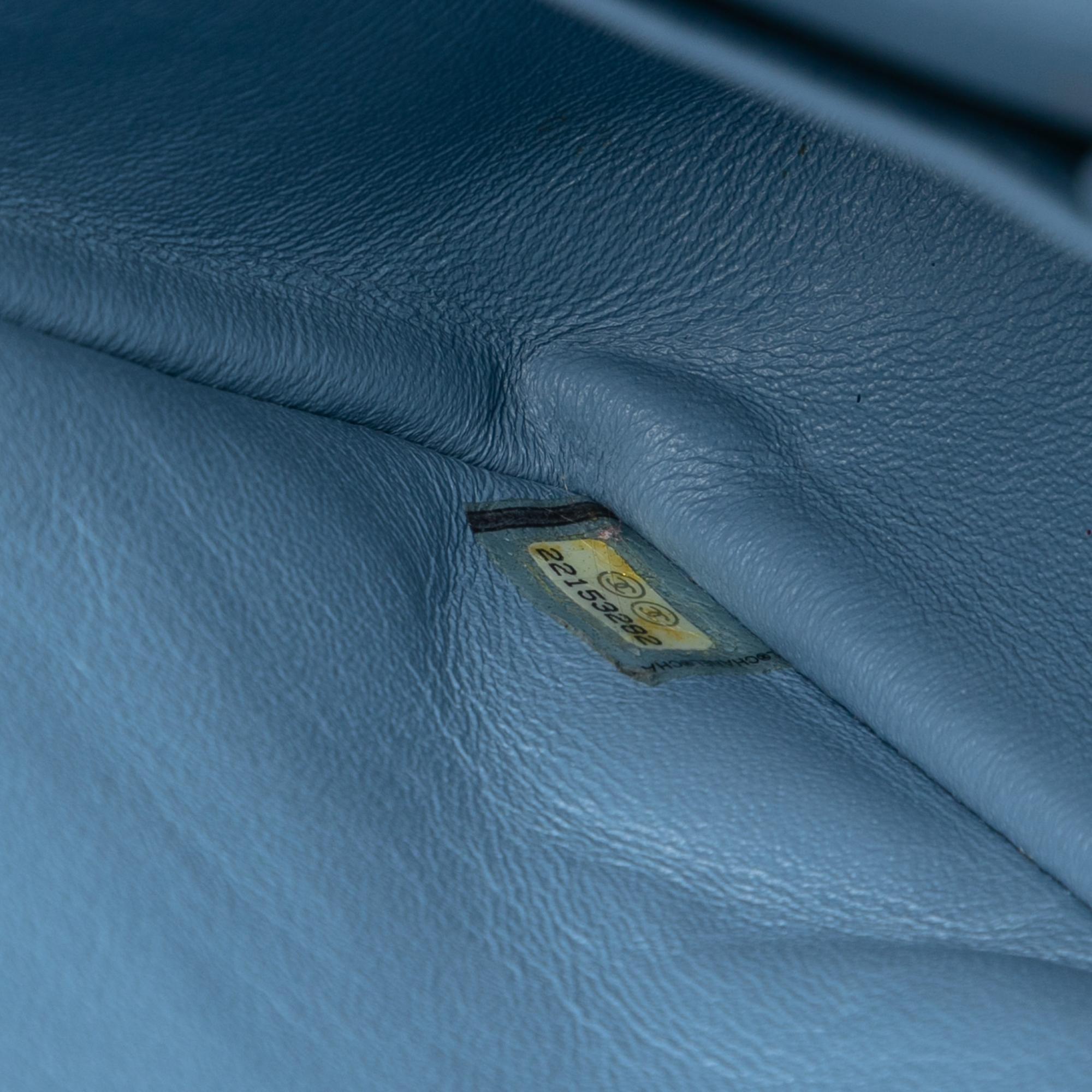 Chanel Quilted Denim Reissue 2.55 Double Flap 226