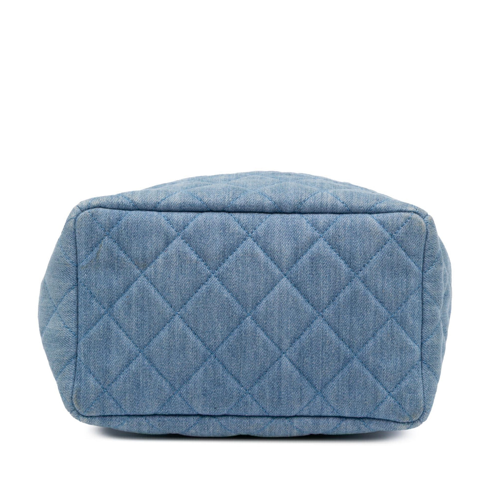 Chanel Quilted Denim Urban Spirit Bucket Bag