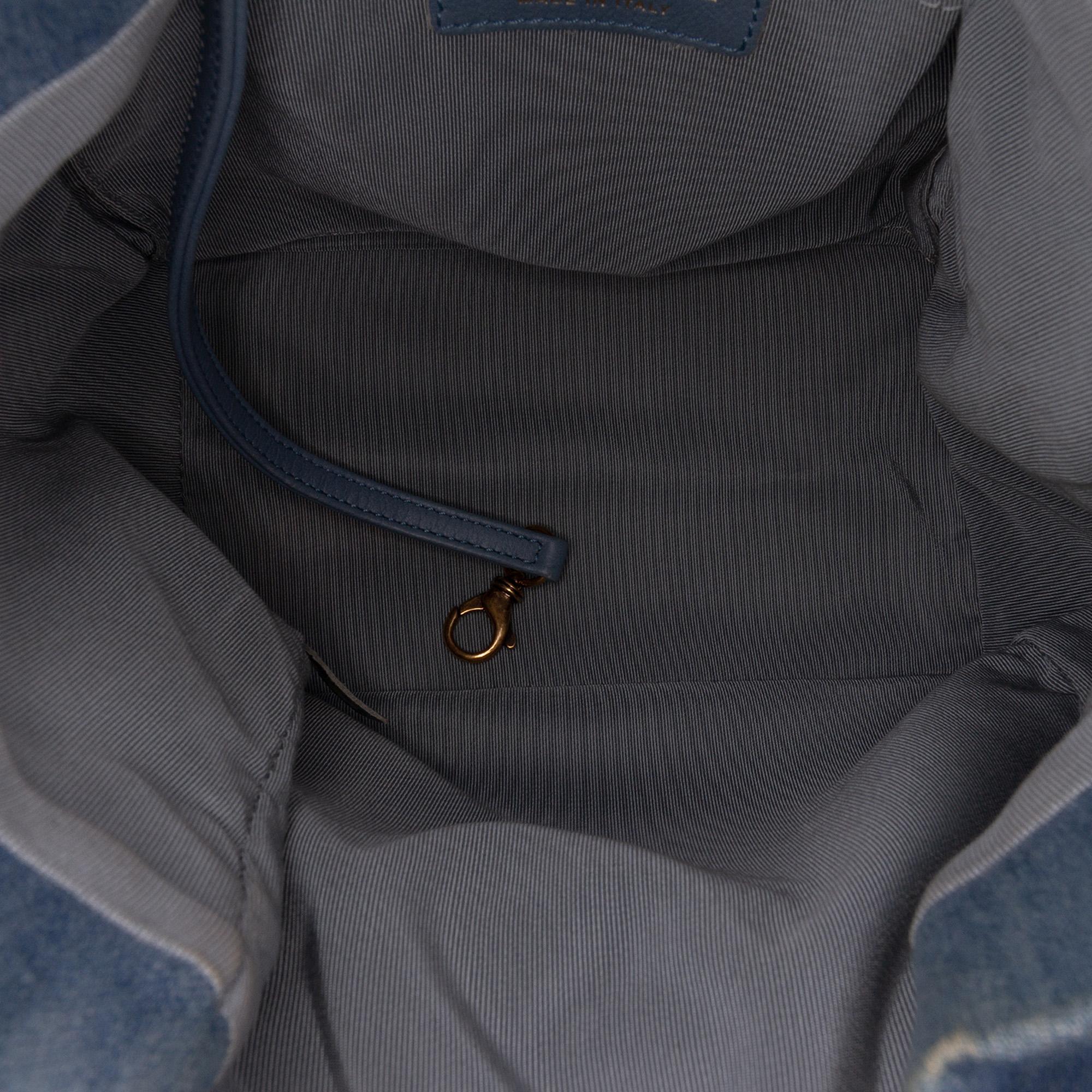 Chanel Quilted Denim Urban Spirit Bucket Bag