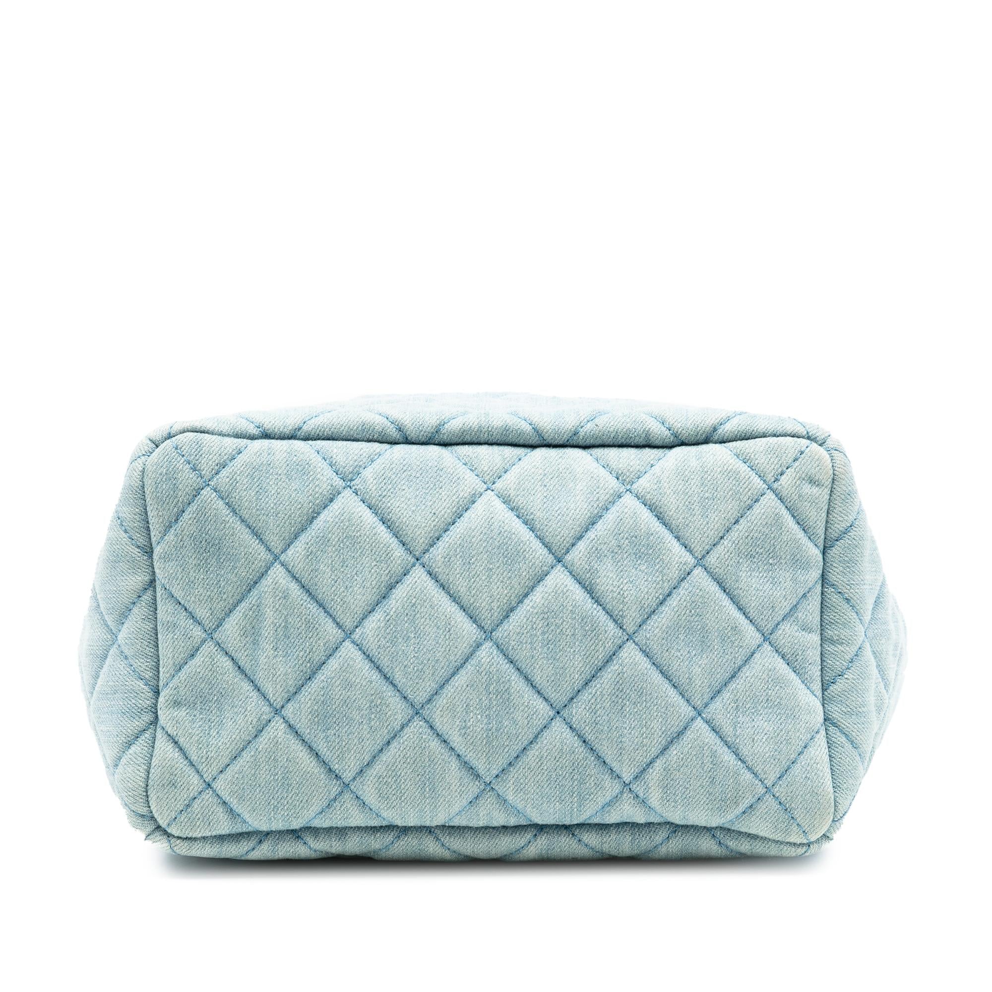 Chanel Quilted Denim Urban Spirit Bucket Bag