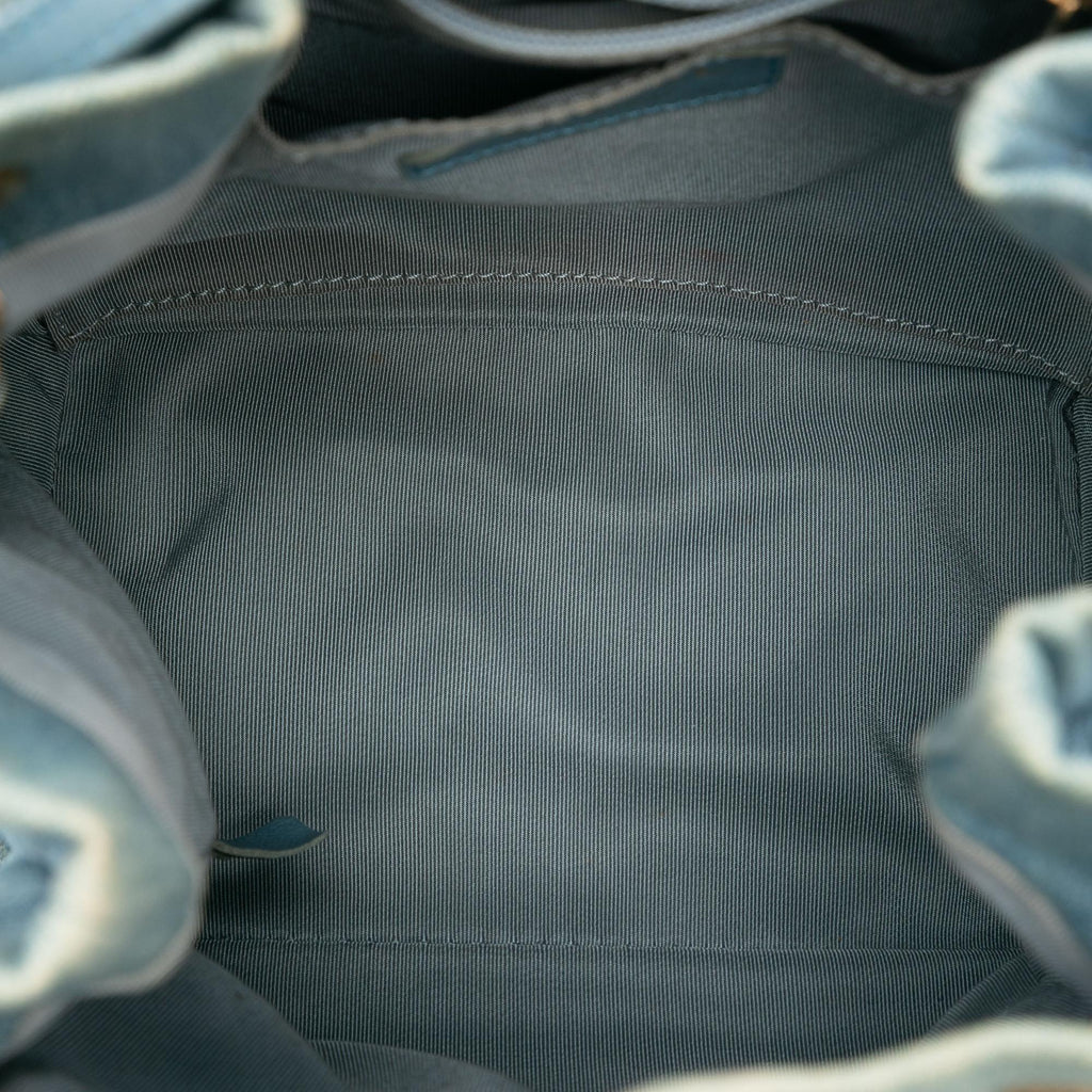 Chanel Quilted Denim Urban Spirit Bucket Bag