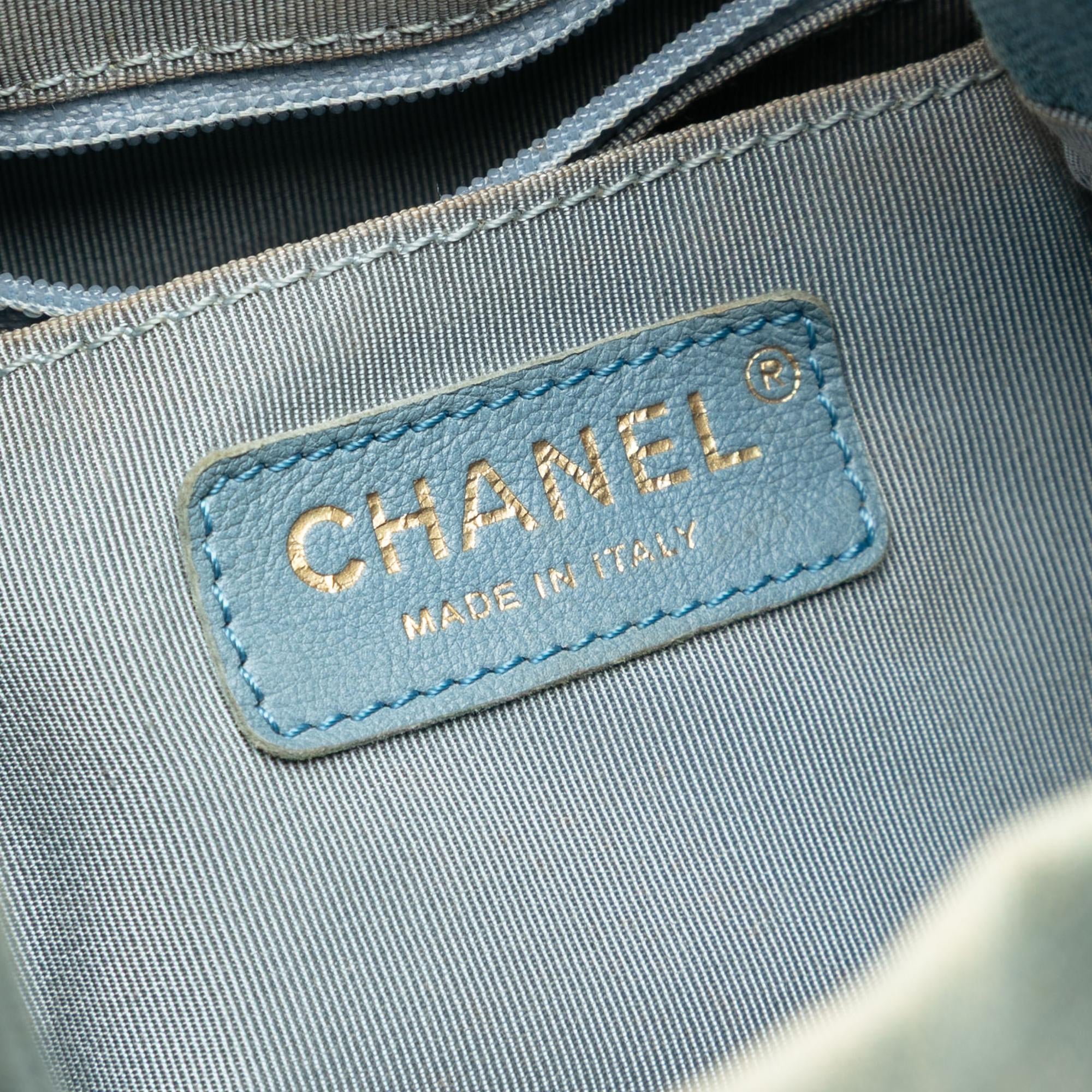 Chanel Quilted Denim Urban Spirit Bucket Bag