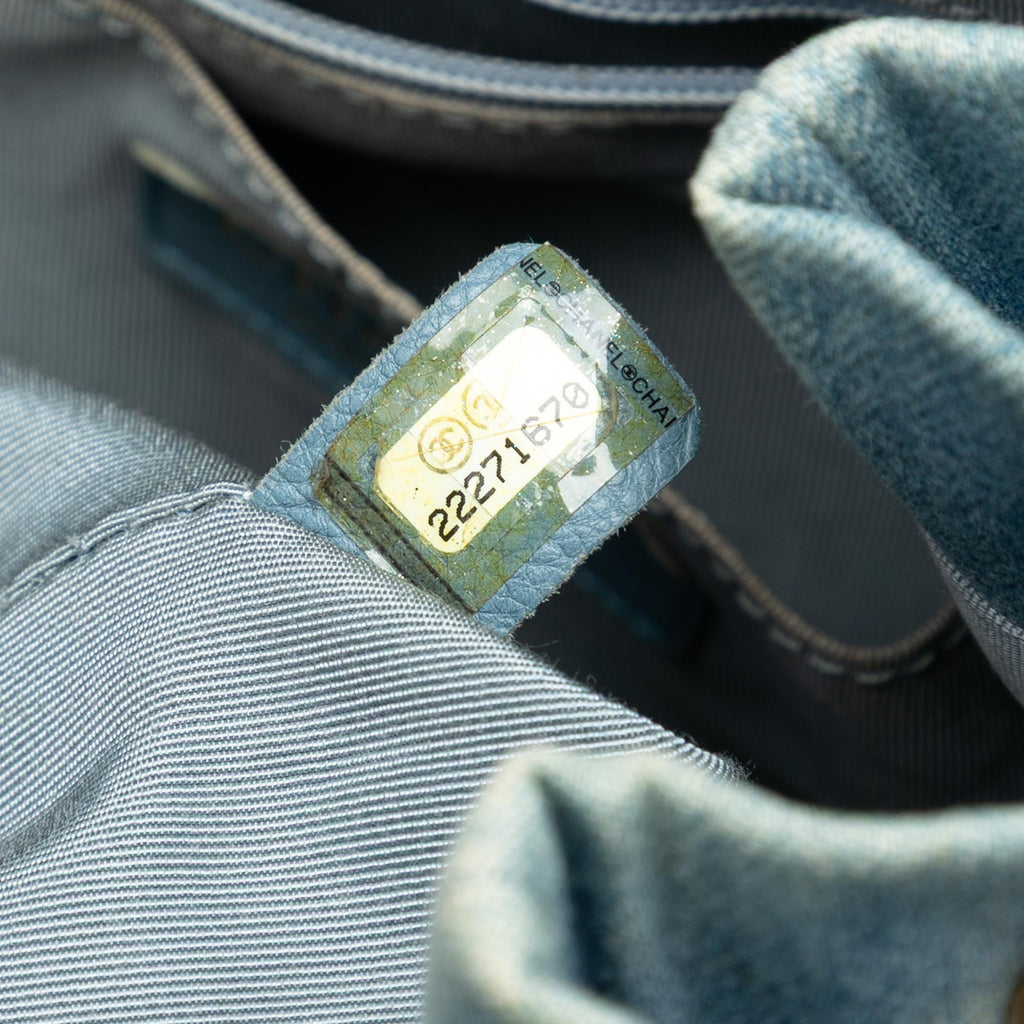 Chanel Quilted Denim Urban Spirit Bucket Bag