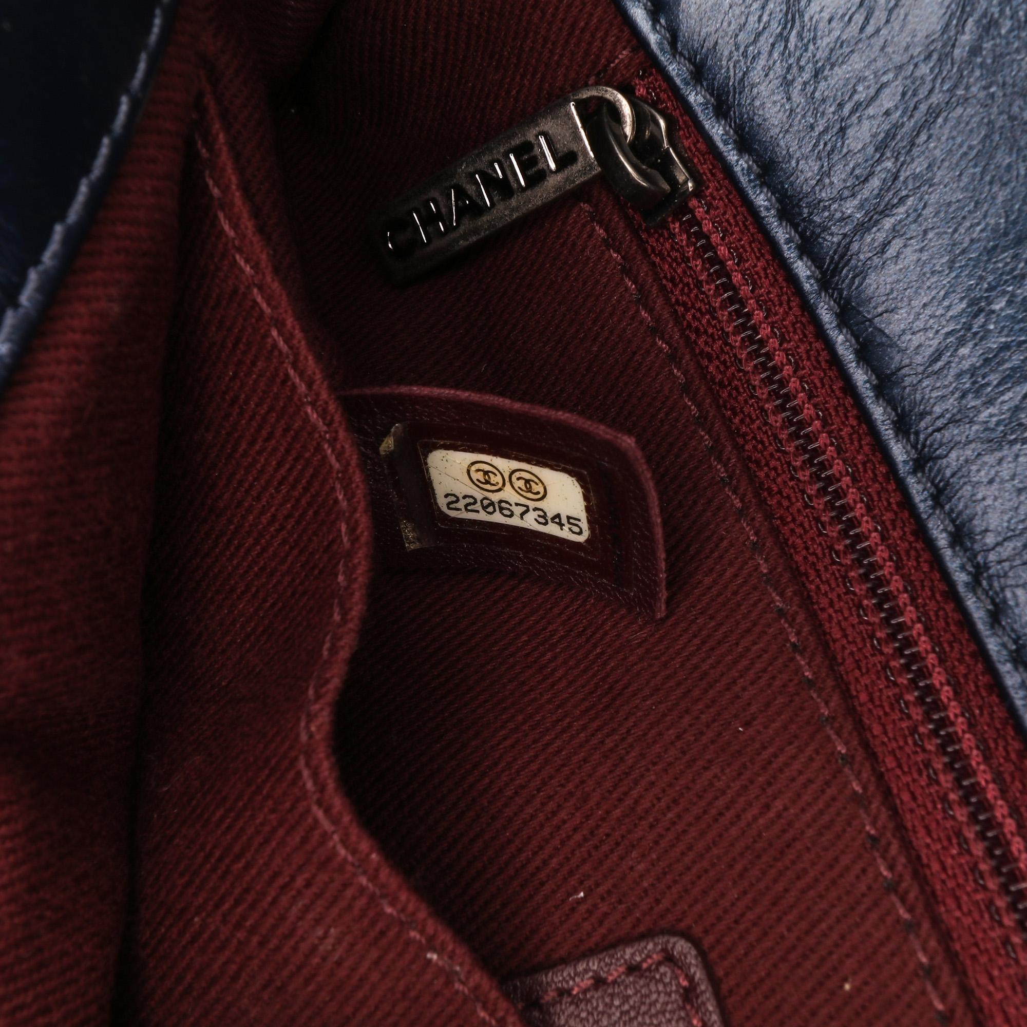 Chanel Quilted Glazed Calfskin Coco Pleats Flap
