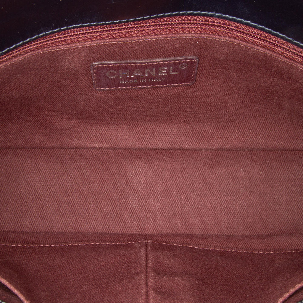 Chanel Quilted Glazed Calfskin Coco Pleats Flap