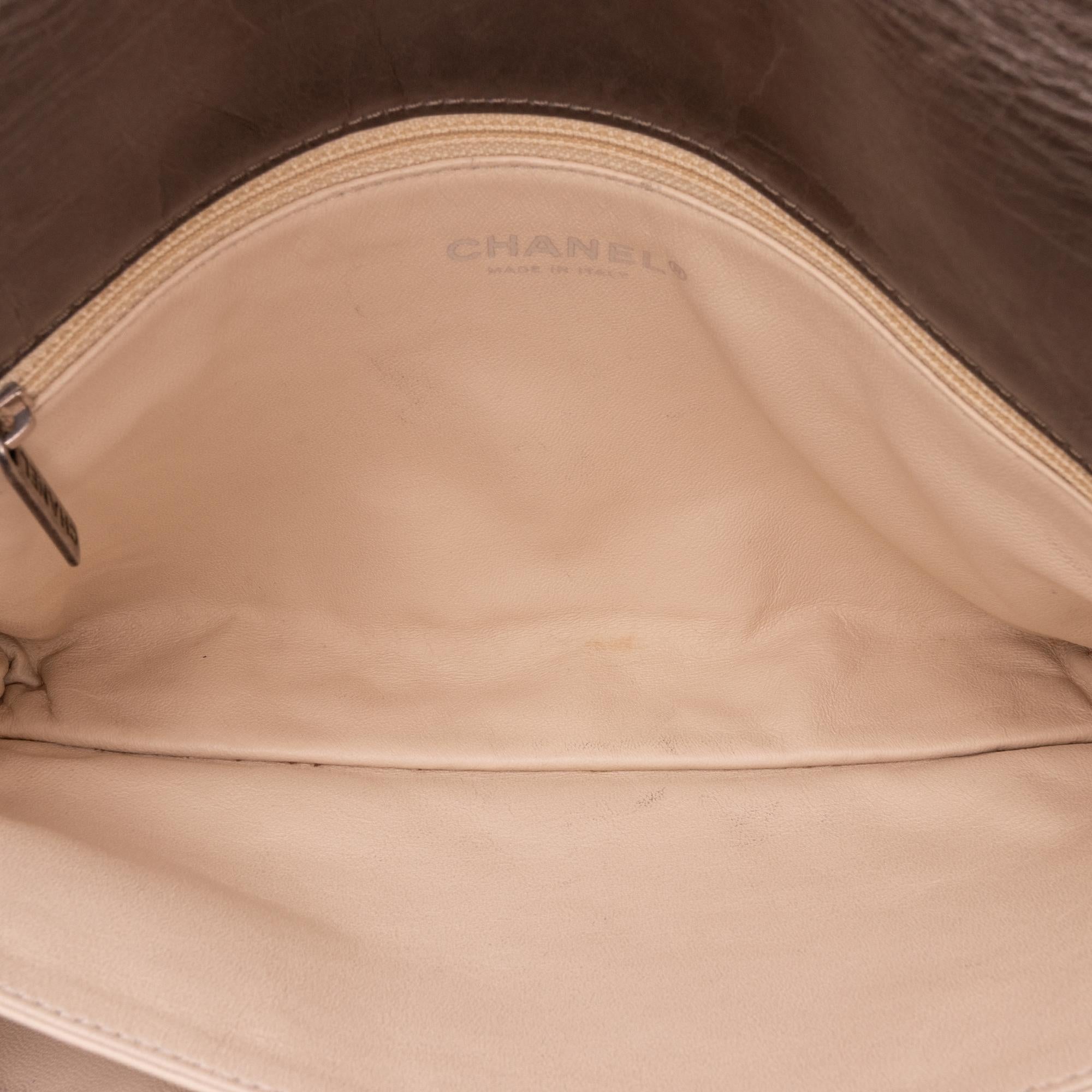 Chanel Quilted Glazed Calfskin Soft Boy Flap