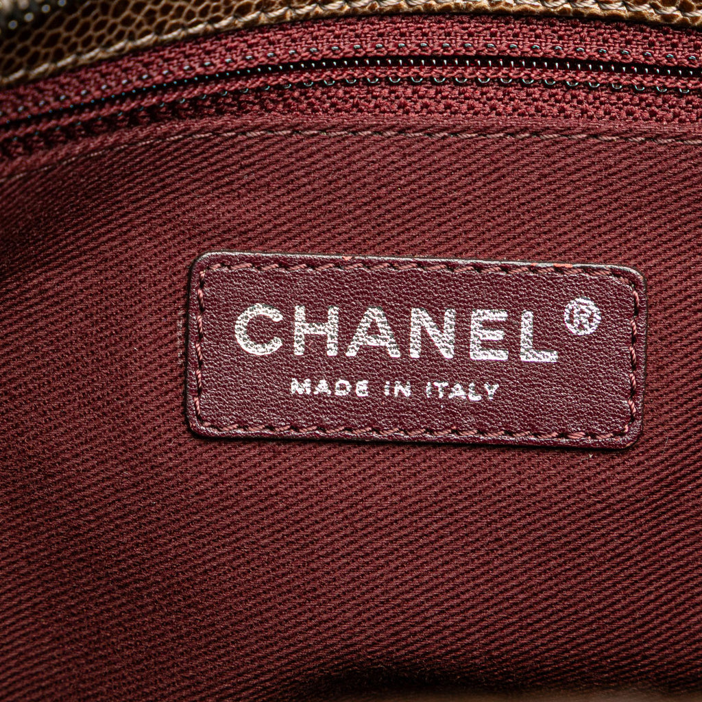 Chanel Quilted Glazed Caviar CC Crave Tote