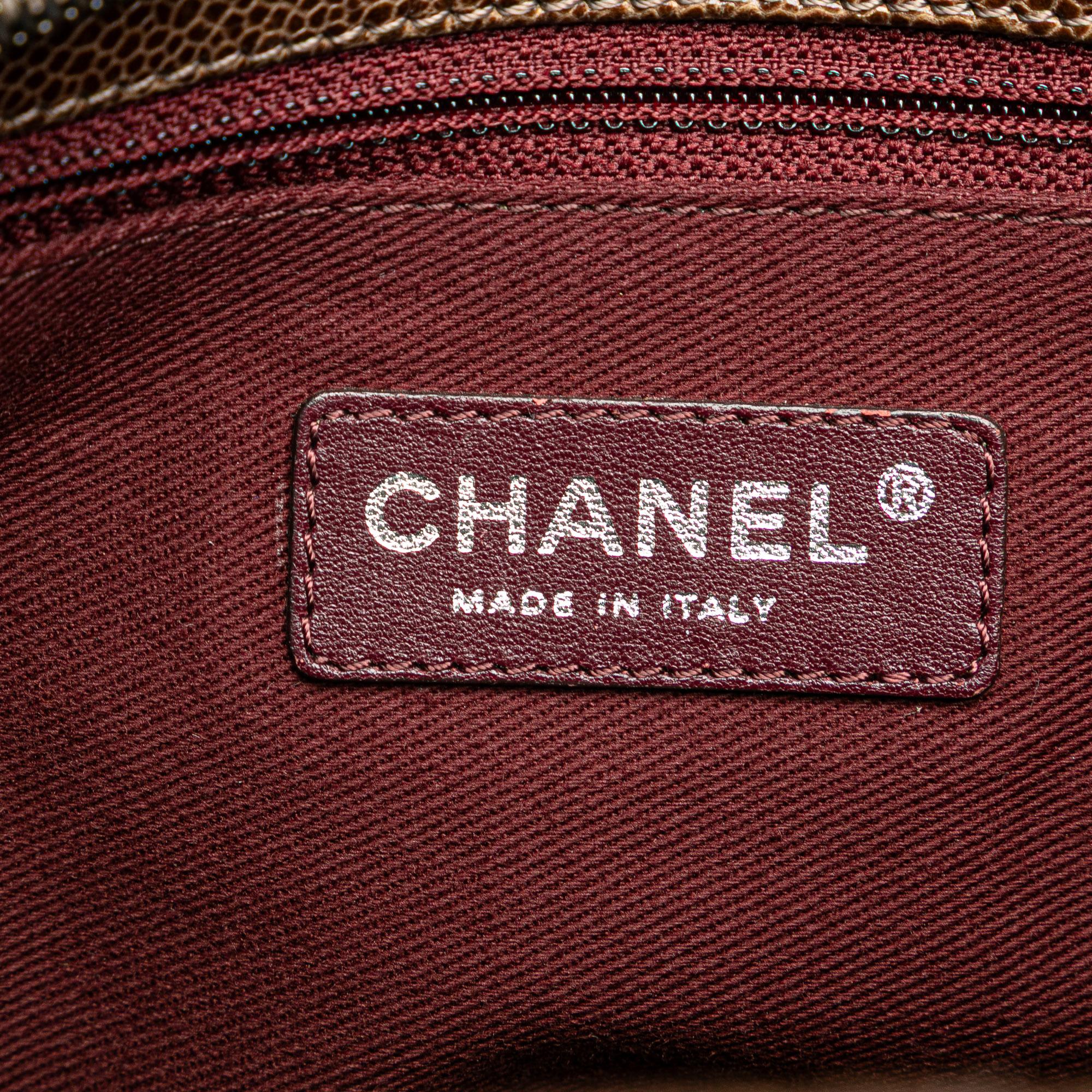 Chanel Quilted Glazed Caviar CC Crave Tote