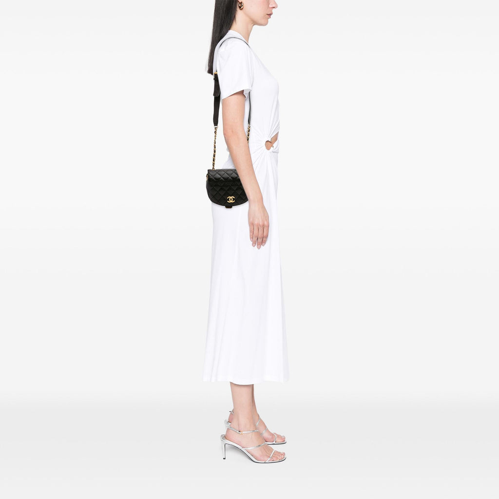 Chanel Quilted Grained Calfskin Casual Trip Messenger