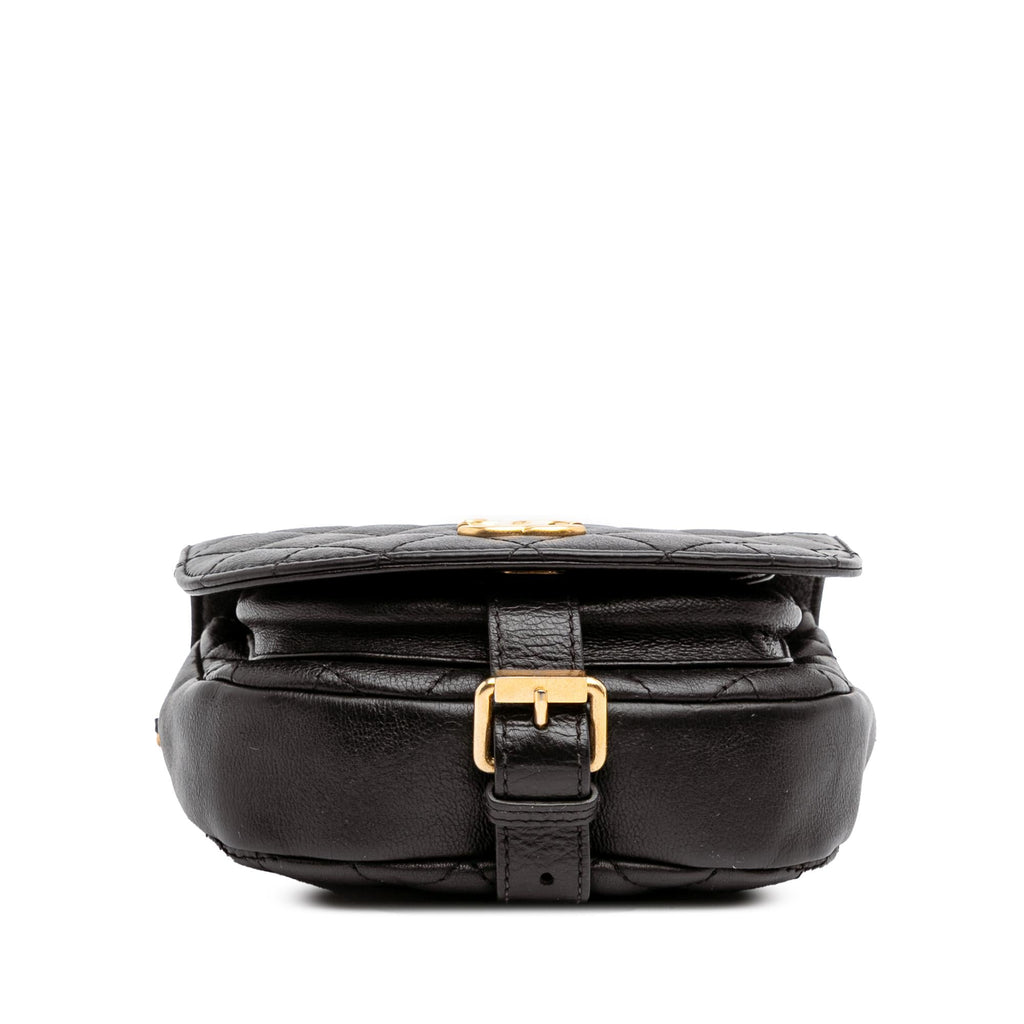Chanel Quilted Grained Calfskin Casual Trip Messenger