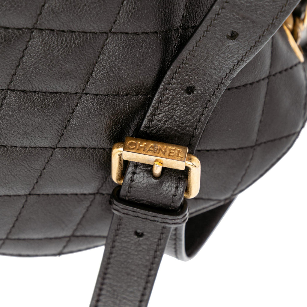 Chanel Quilted Grained Calfskin Casual Trip Messenger