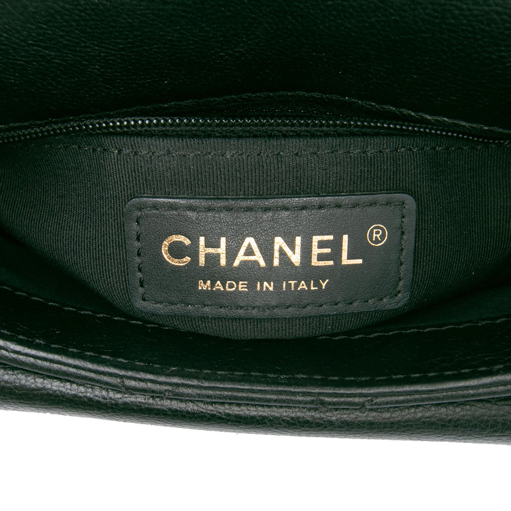 Chanel Quilted Grained Calfskin Casual Trip Messenger