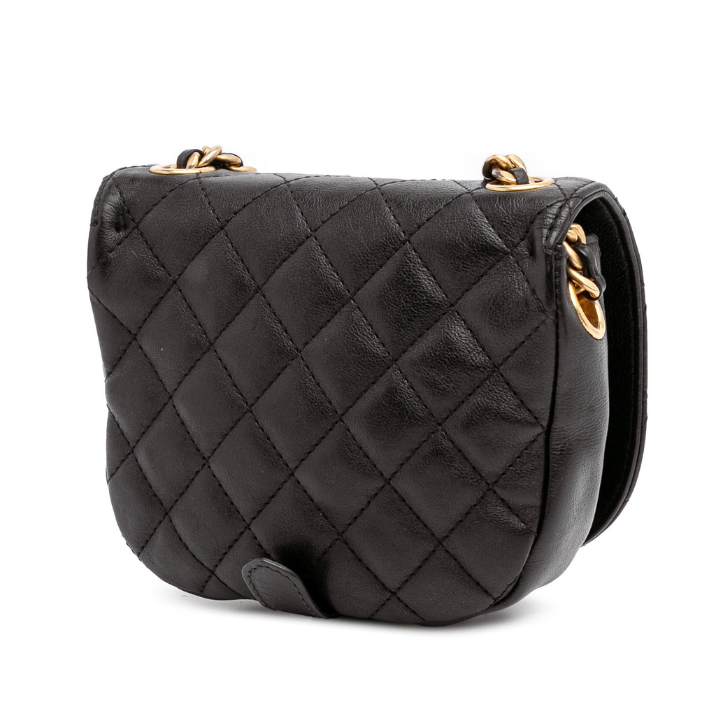 Chanel Quilted Grained Calfskin Casual Trip Messenger