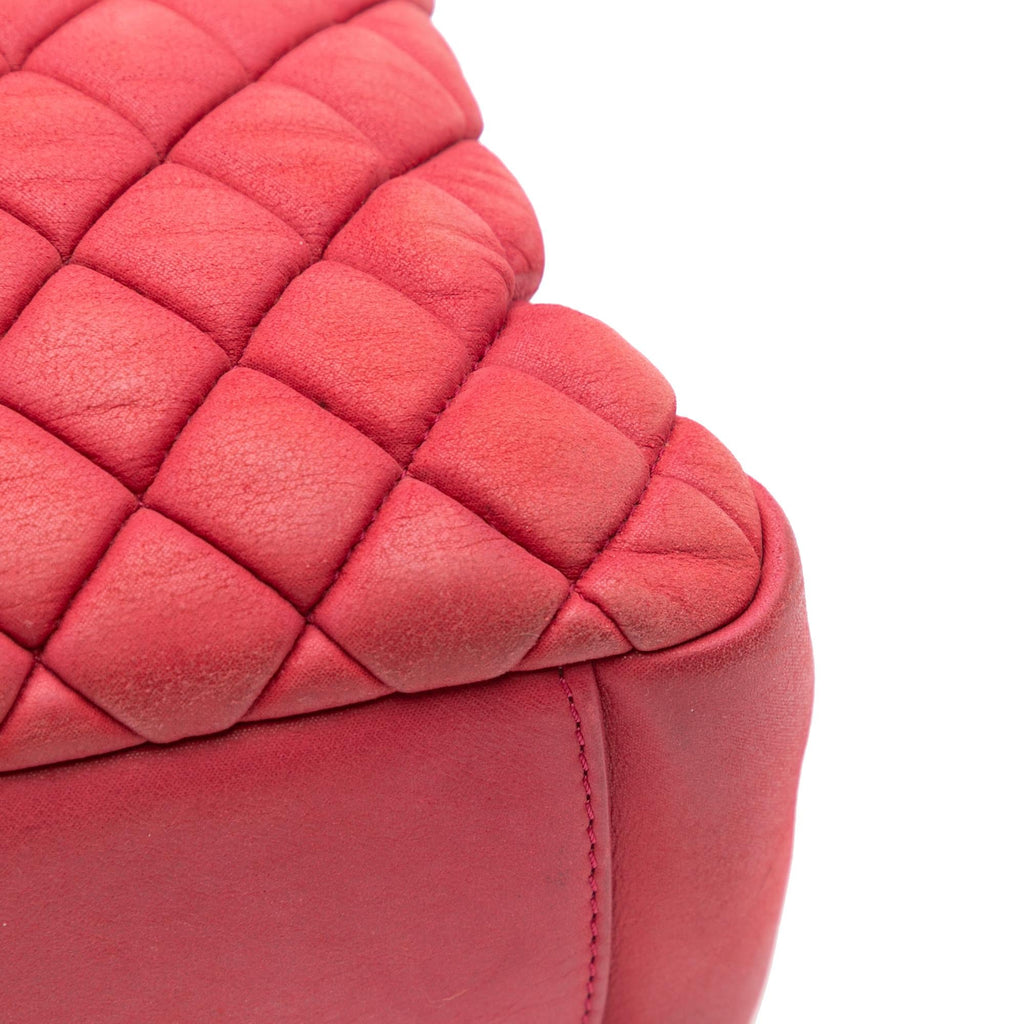 Chanel Quilted Iridescent Calfskin New Bubble Tote