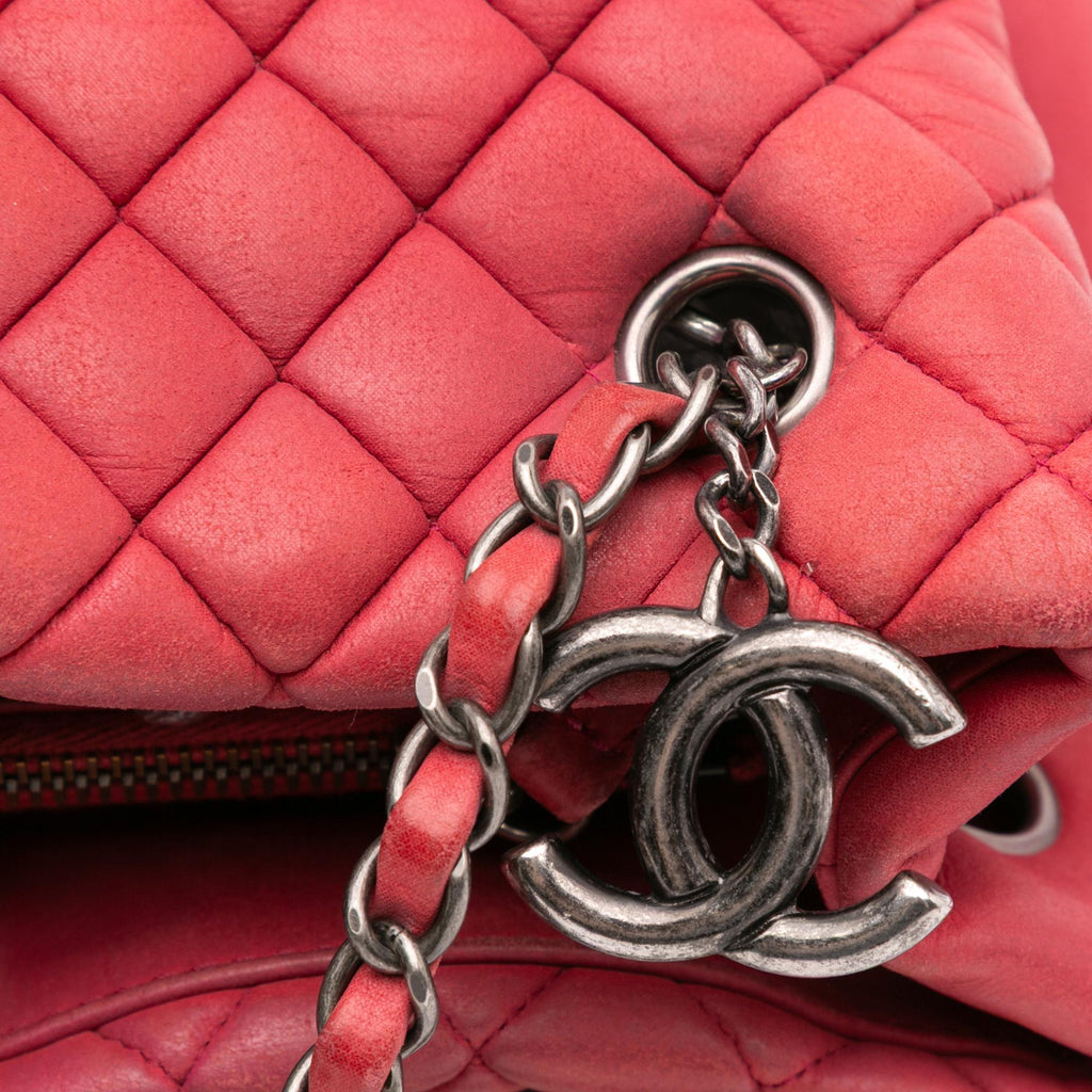 Chanel Quilted Iridescent Calfskin New Bubble Tote