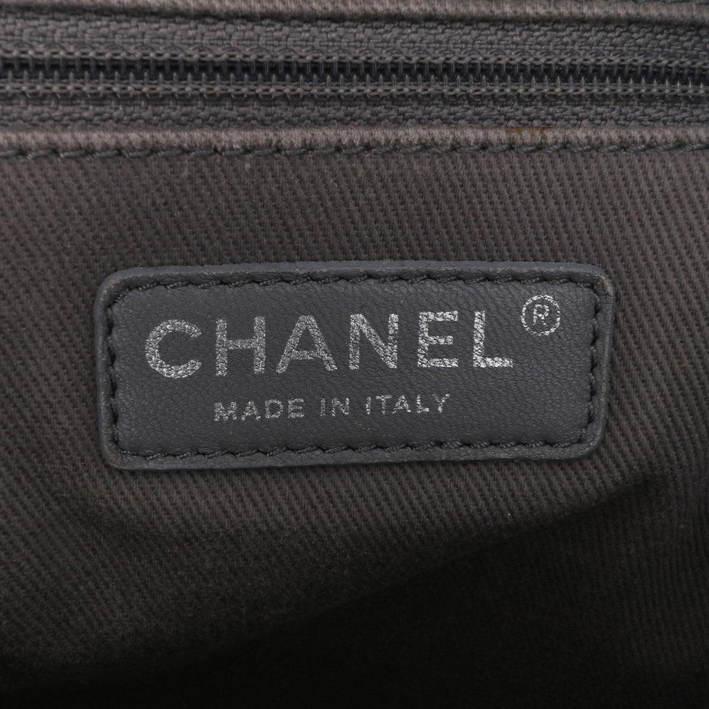Chanel Quilted Iridescent Calfskin Relax CC Satchel