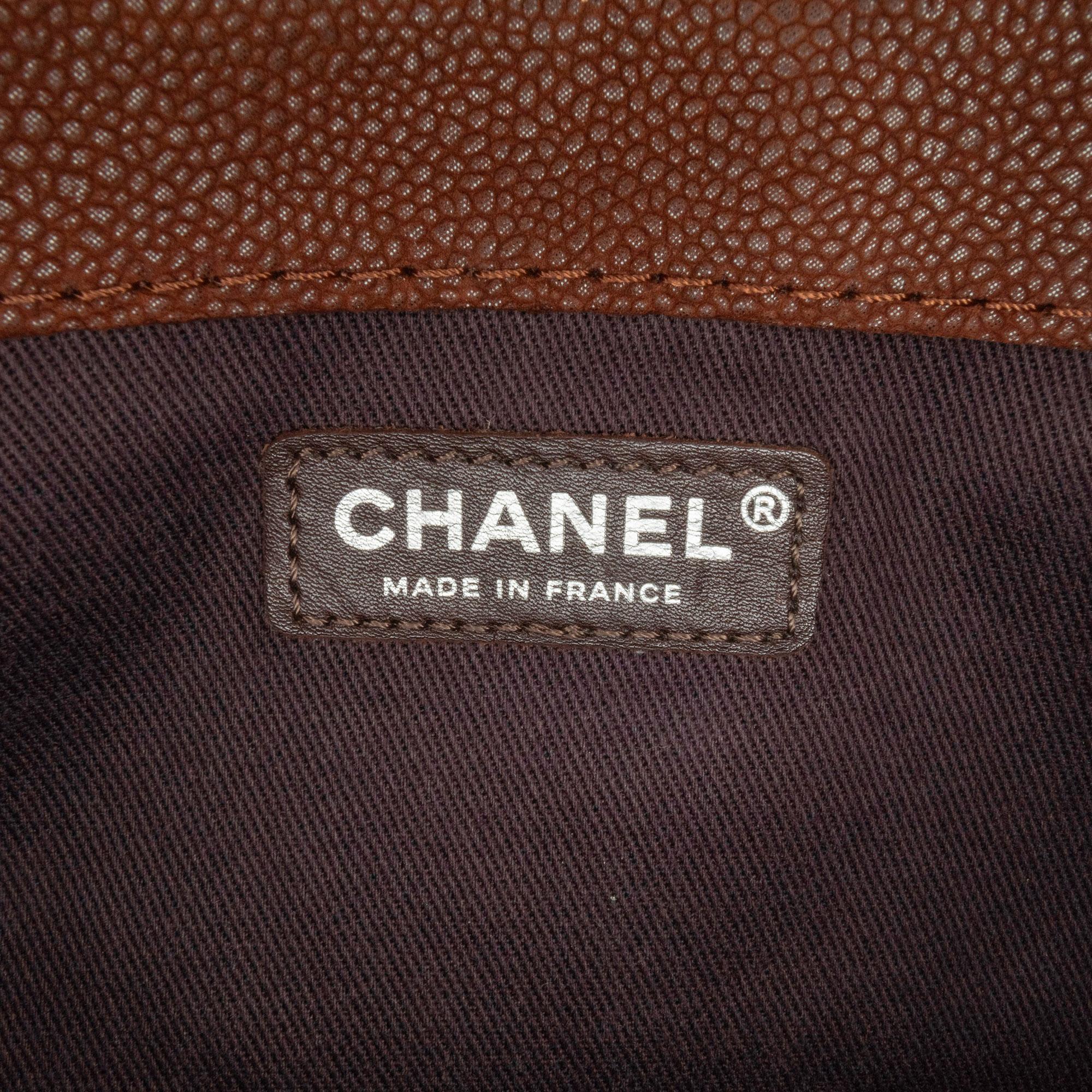 Chanel Quilted Iridescent Caviar Lady Pearly Flap (SHG-rfis16)