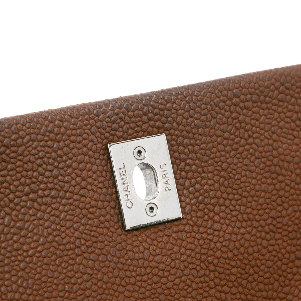 Chanel Quilted Iridescent Caviar Lady Pearly Flap (SHG-rfis16)