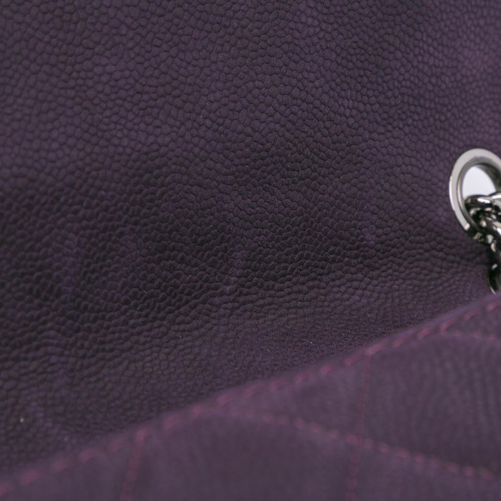 Chanel Quilted Iridescent Caviar Lady Pearly Flap