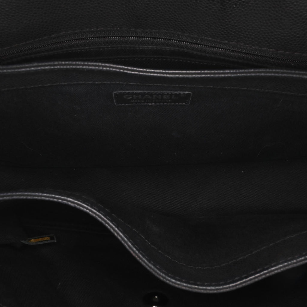 Chanel Quilted Iridescent Caviar Lady Pearly Flap