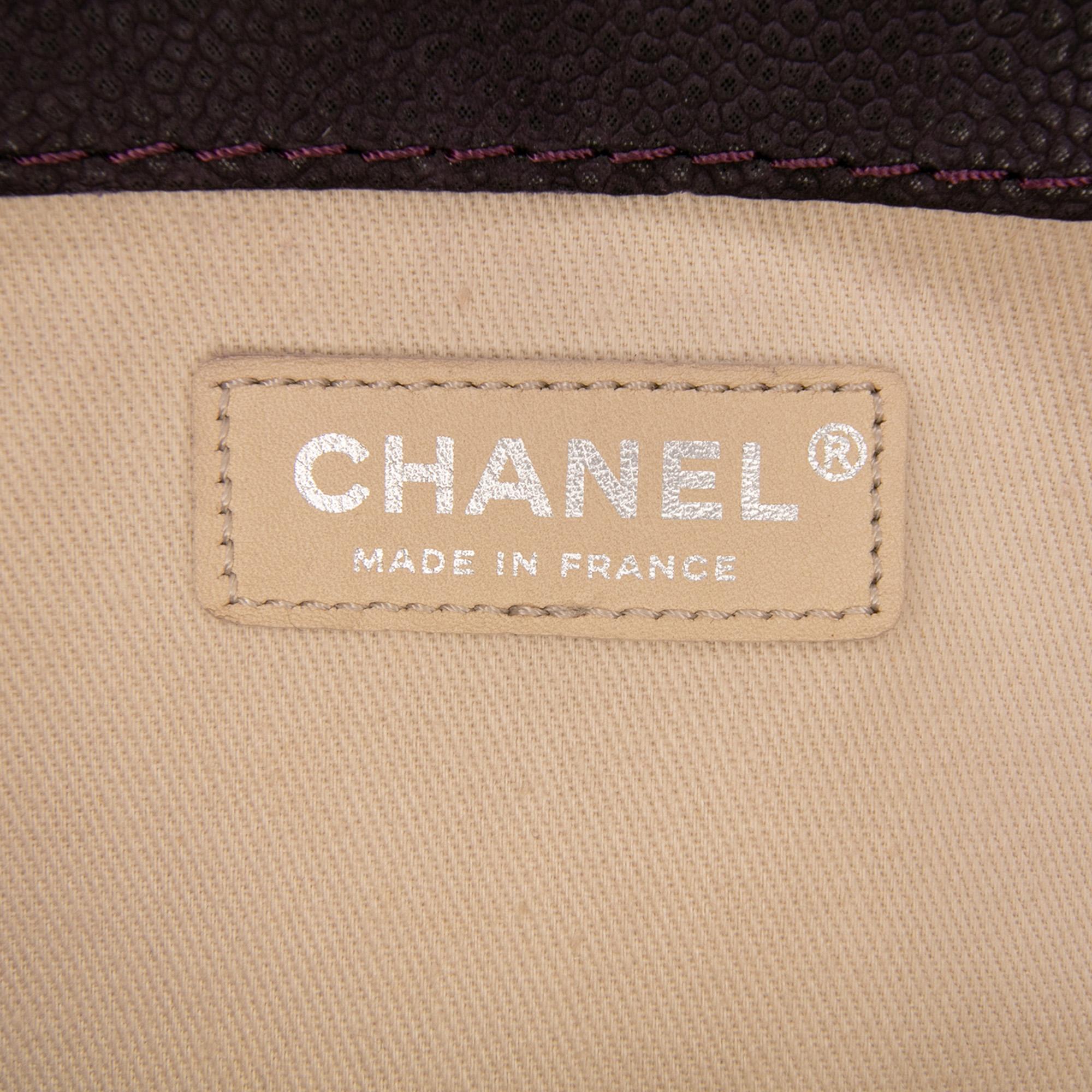 Chanel Quilted Iridescent Caviar Lady Pearly Flap