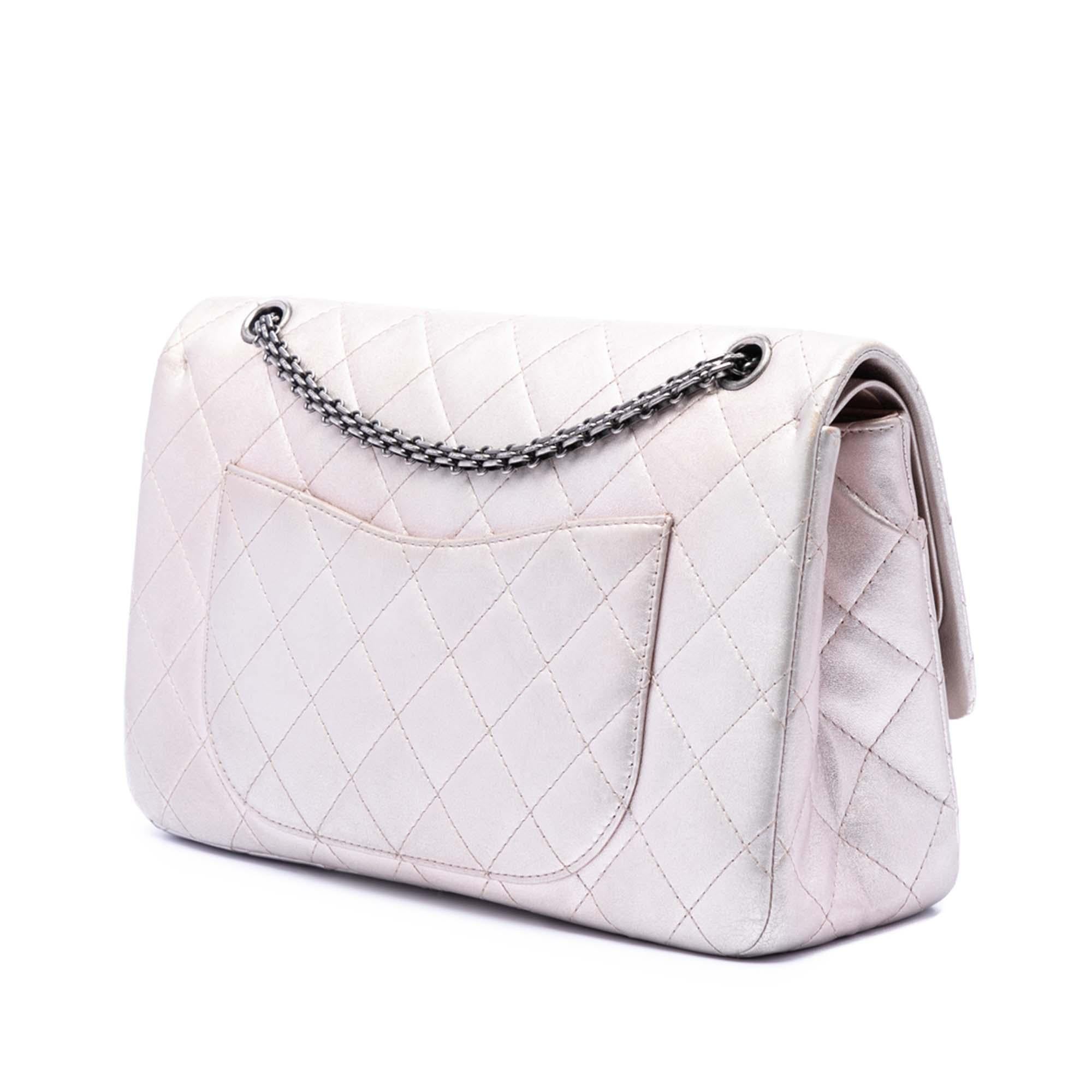Chanel Quilted Iridescent Lambskin Reissue 2.55 Double Flap 227