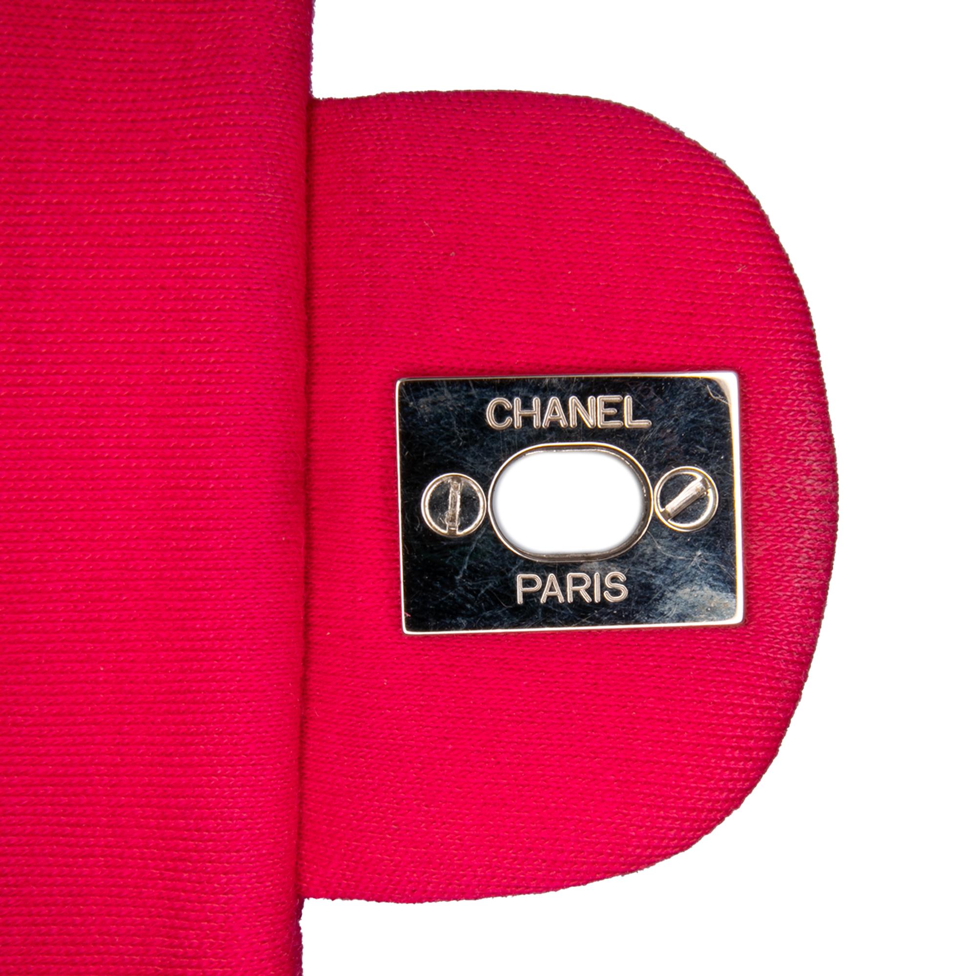 Chanel Quilted Jersey East West Single Flap