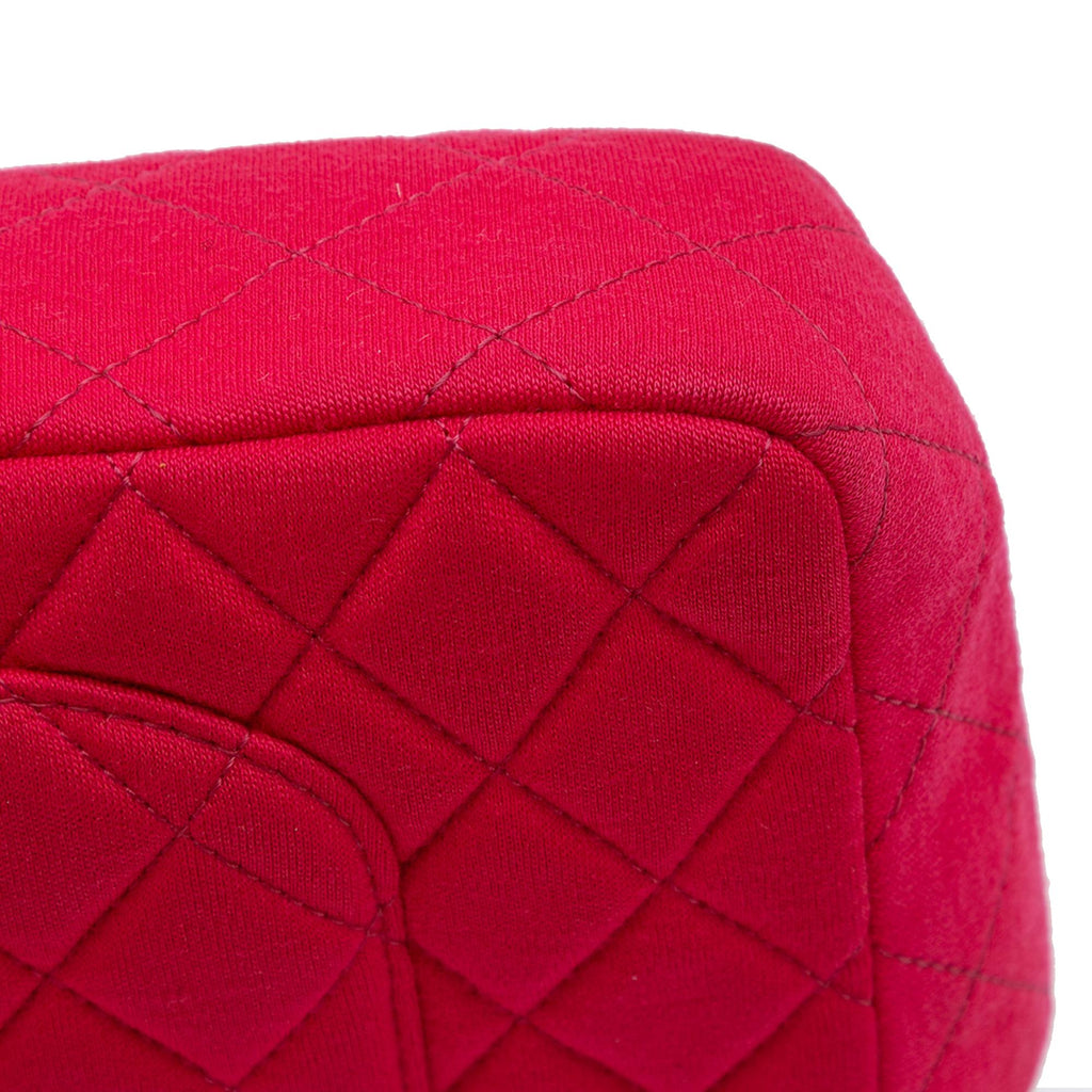 Chanel Quilted Jersey East West Single Flap