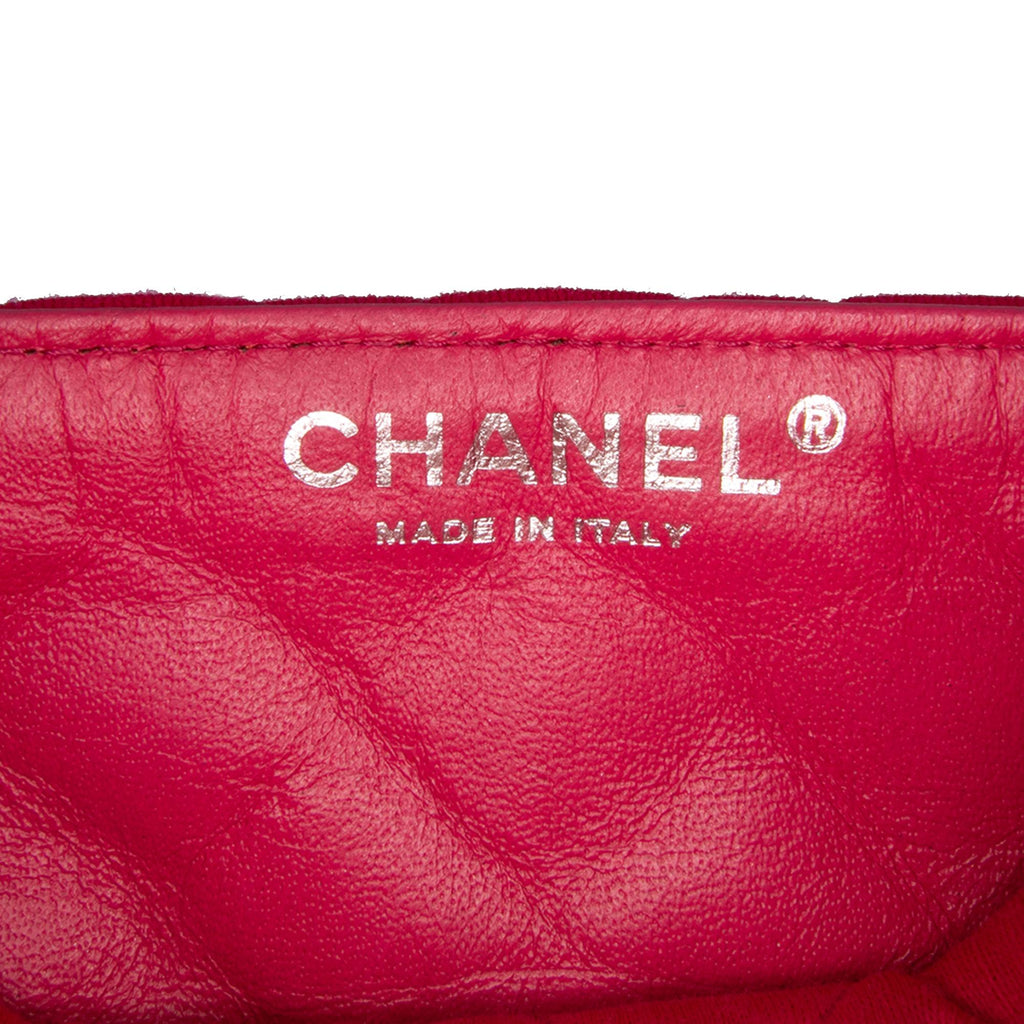 Chanel Quilted Jersey East West Single Flap