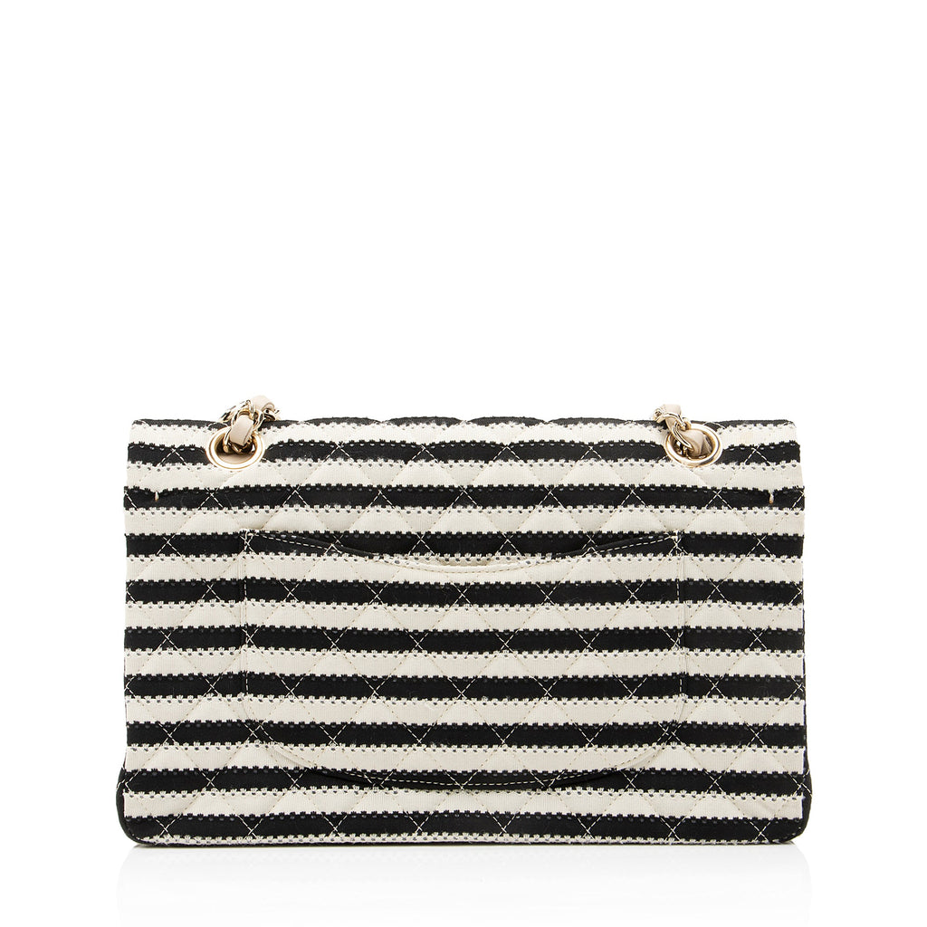 Chanel Quilted Jersey Pearl Coco Sailor Medium Flap Bag (SHF-23372)