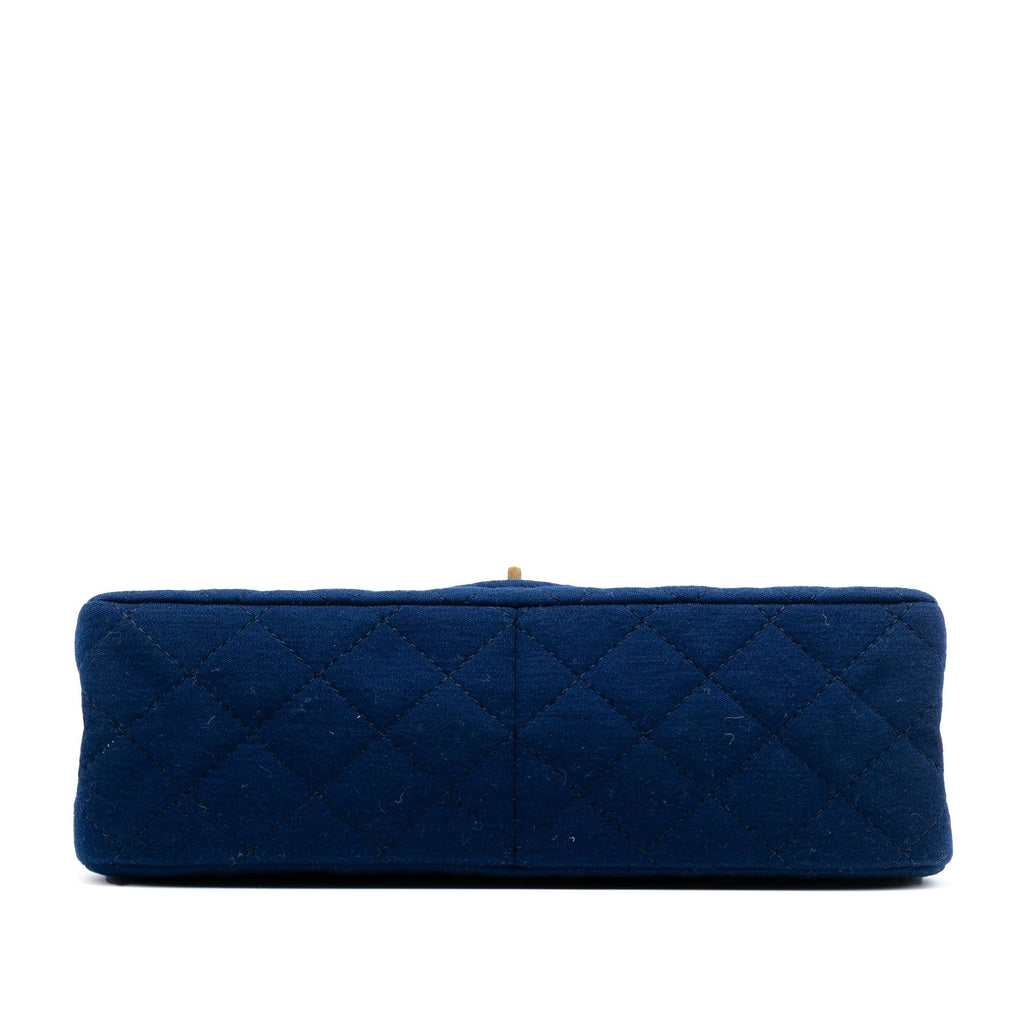 Chanel Quilted Jersey Reissue 2.55 Double Flap 226