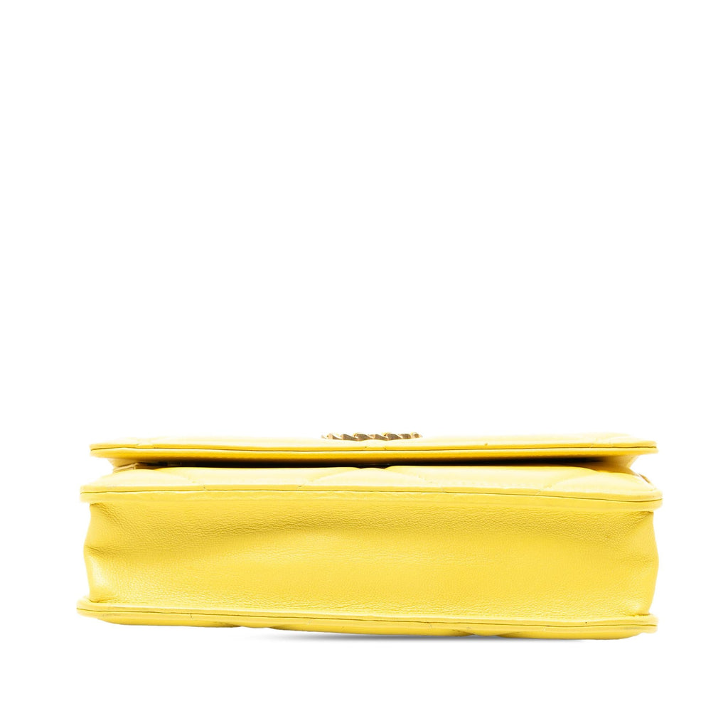 Chanel Quilted Lambskin 19 Wallet on Chain