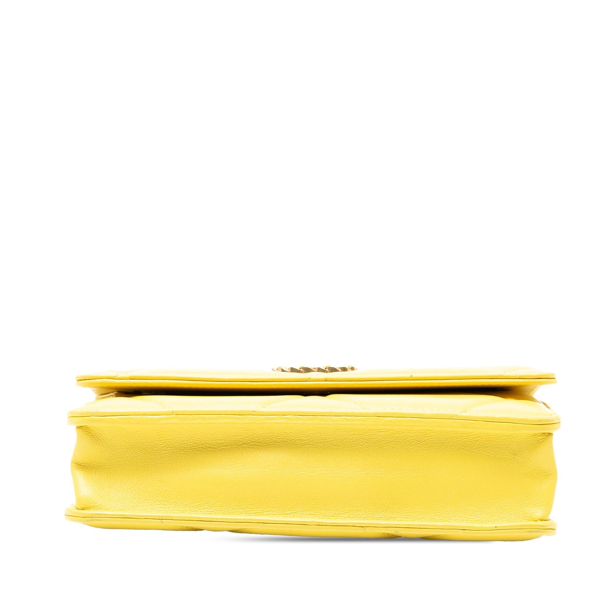Chanel Quilted Lambskin 19 Wallet on Chain