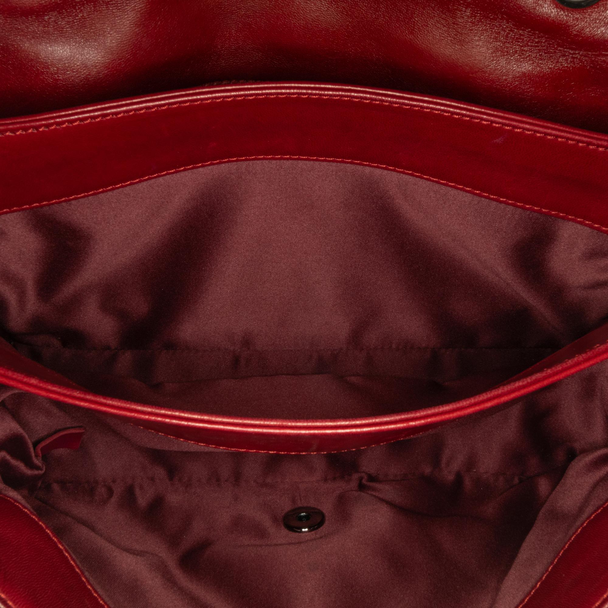 Chanel Quilted Lambskin 3 Accordion Flap (SHG-1Ej2fV)