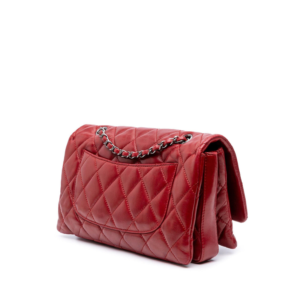 Chanel Quilted Lambskin 3 Accordion Flap
