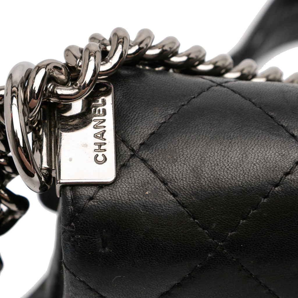 Chanel Quilted Lambskin Boy Accordion Flap