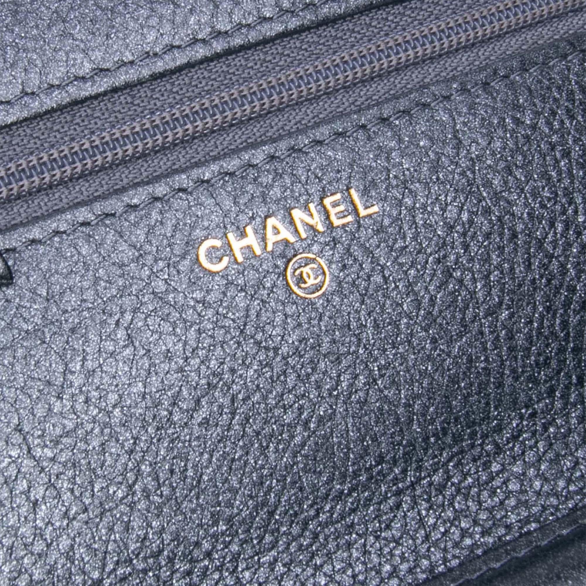 Chanel Quilted Lambskin Boy Wallet On Chain