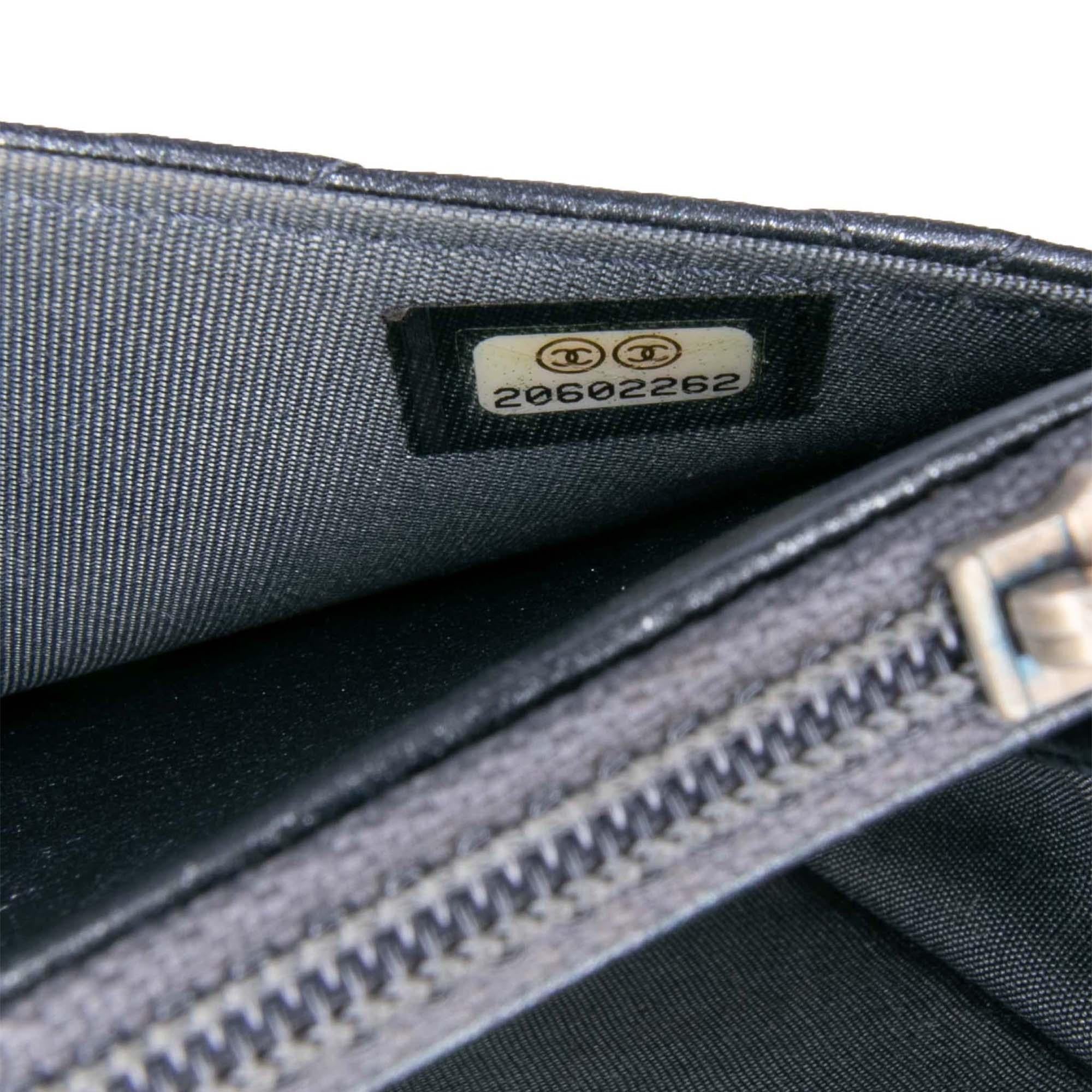 Chanel Quilted Lambskin Boy Wallet On Chain