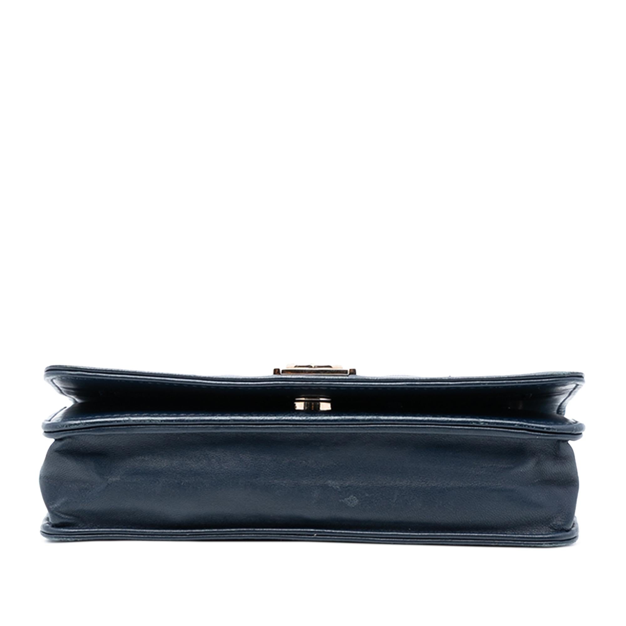 Chanel Quilted Lambskin Boy Wallet On Chain