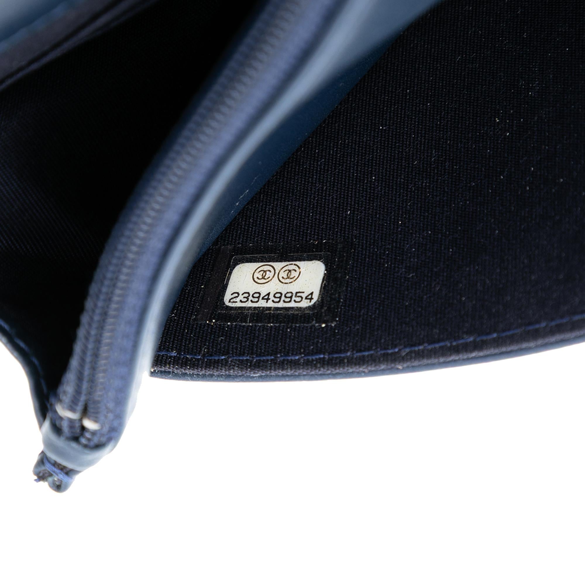 Chanel Quilted Lambskin Boy Wallet On Chain