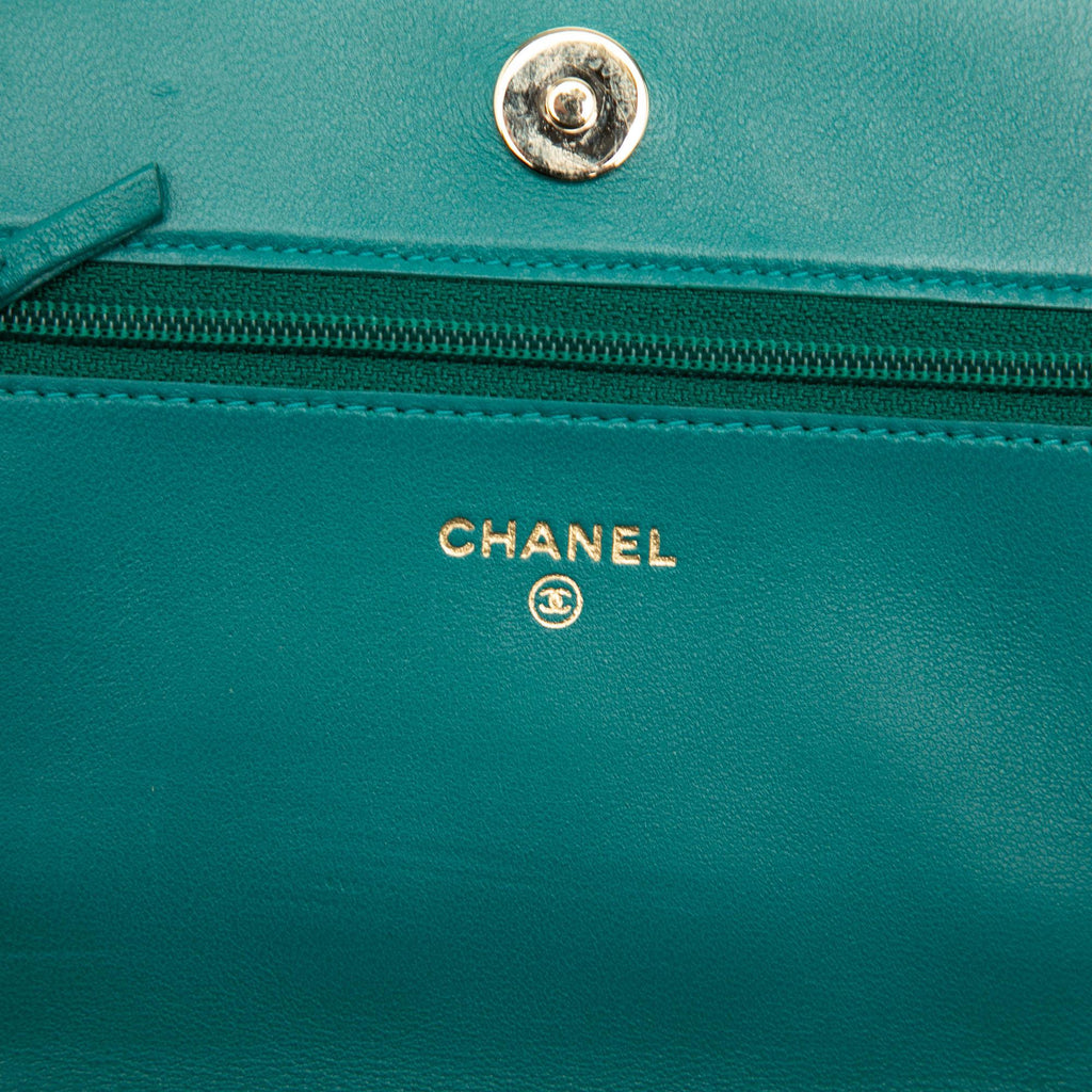 Chanel Quilted Lambskin Boy Wallet On Chain