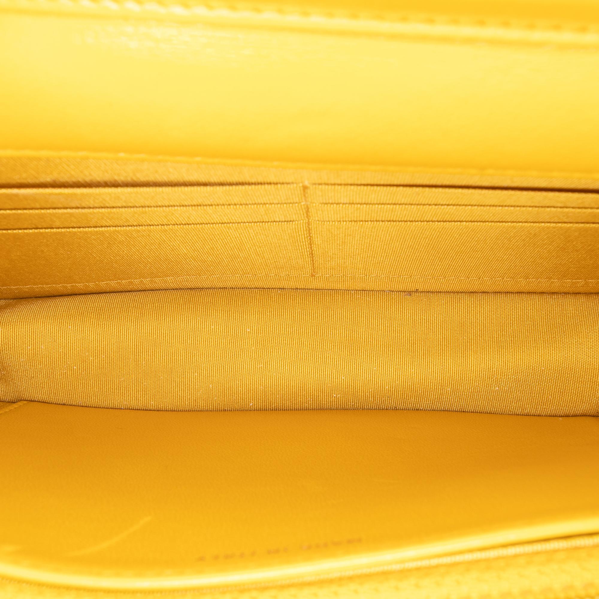 Chanel Quilted Lambskin Boy Wallet On Chain