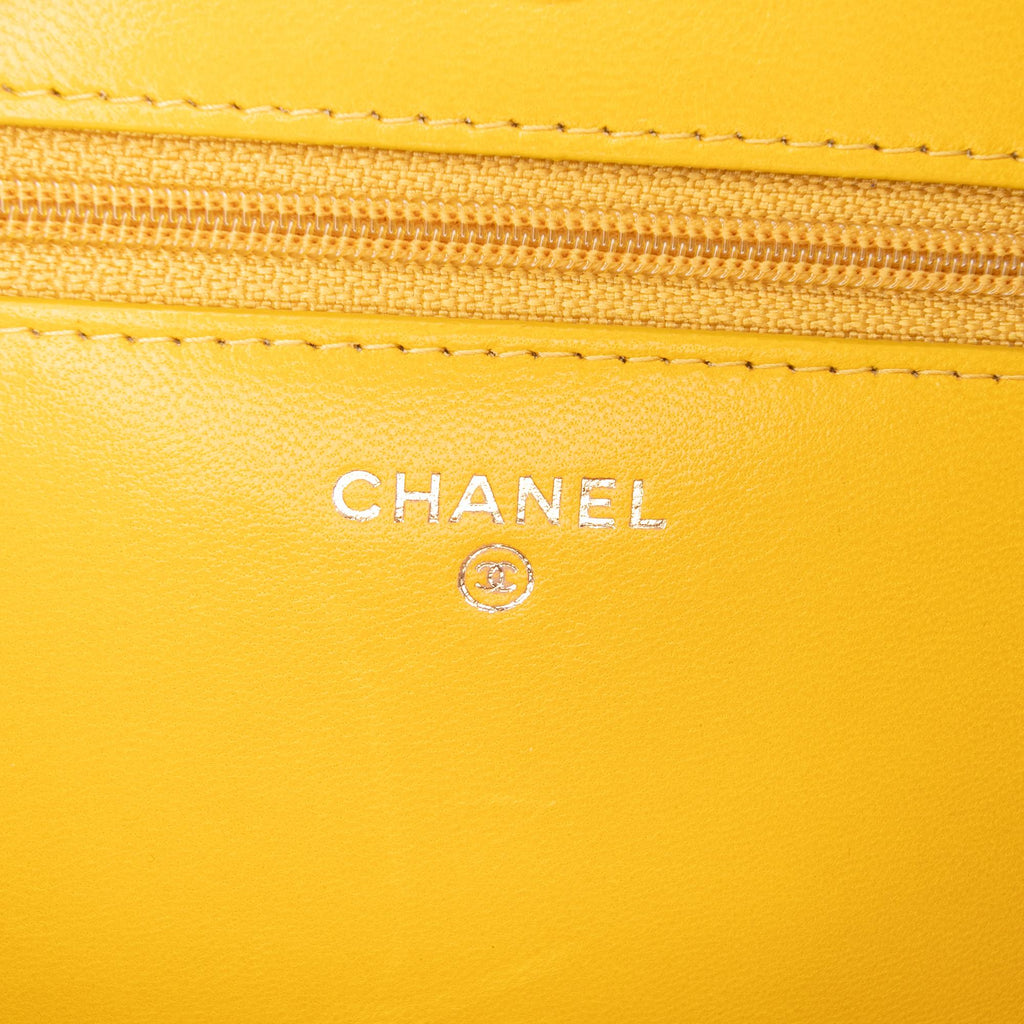 Chanel Quilted Lambskin Boy Wallet On Chain