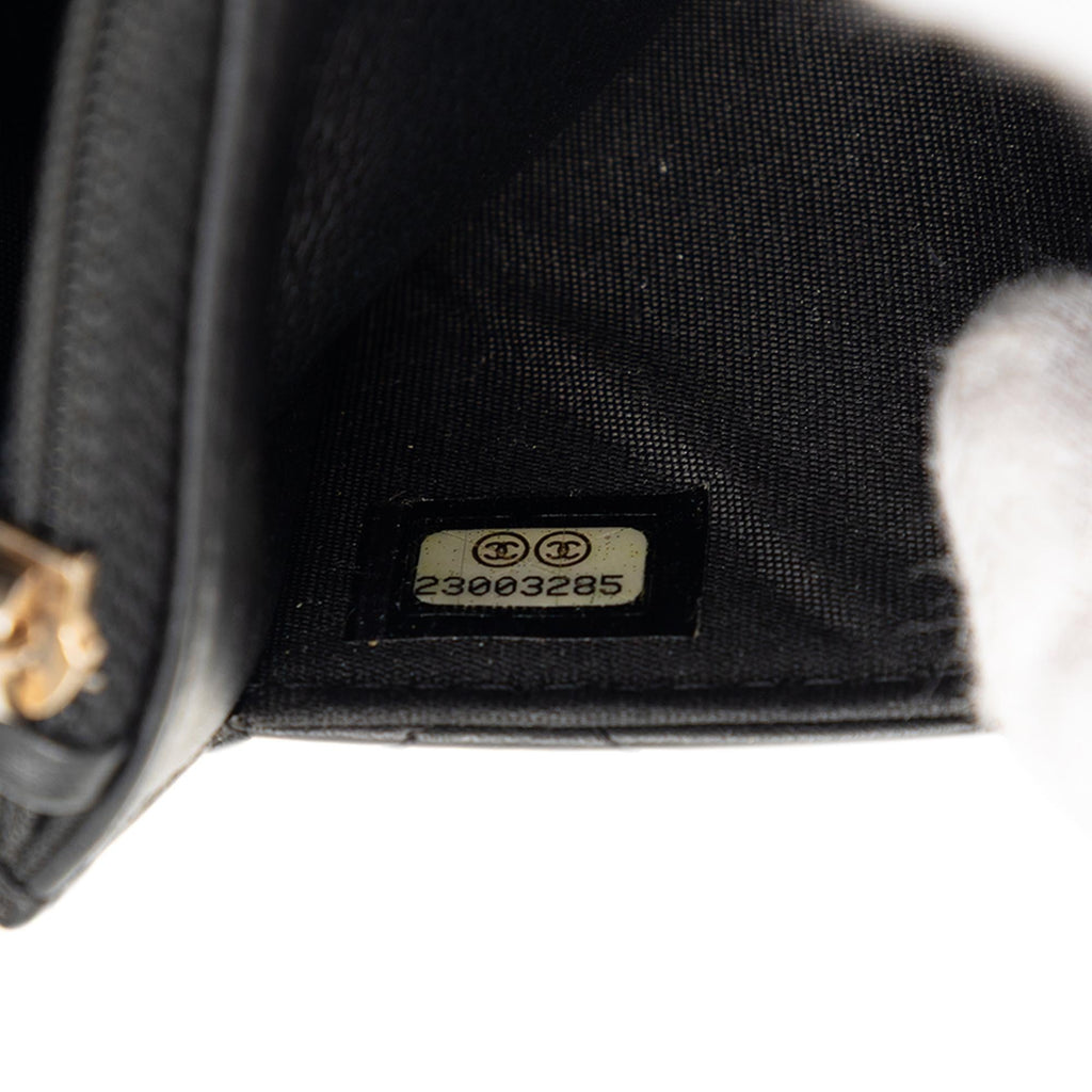 Chanel Quilted Lambskin Boy Wallet On Chain