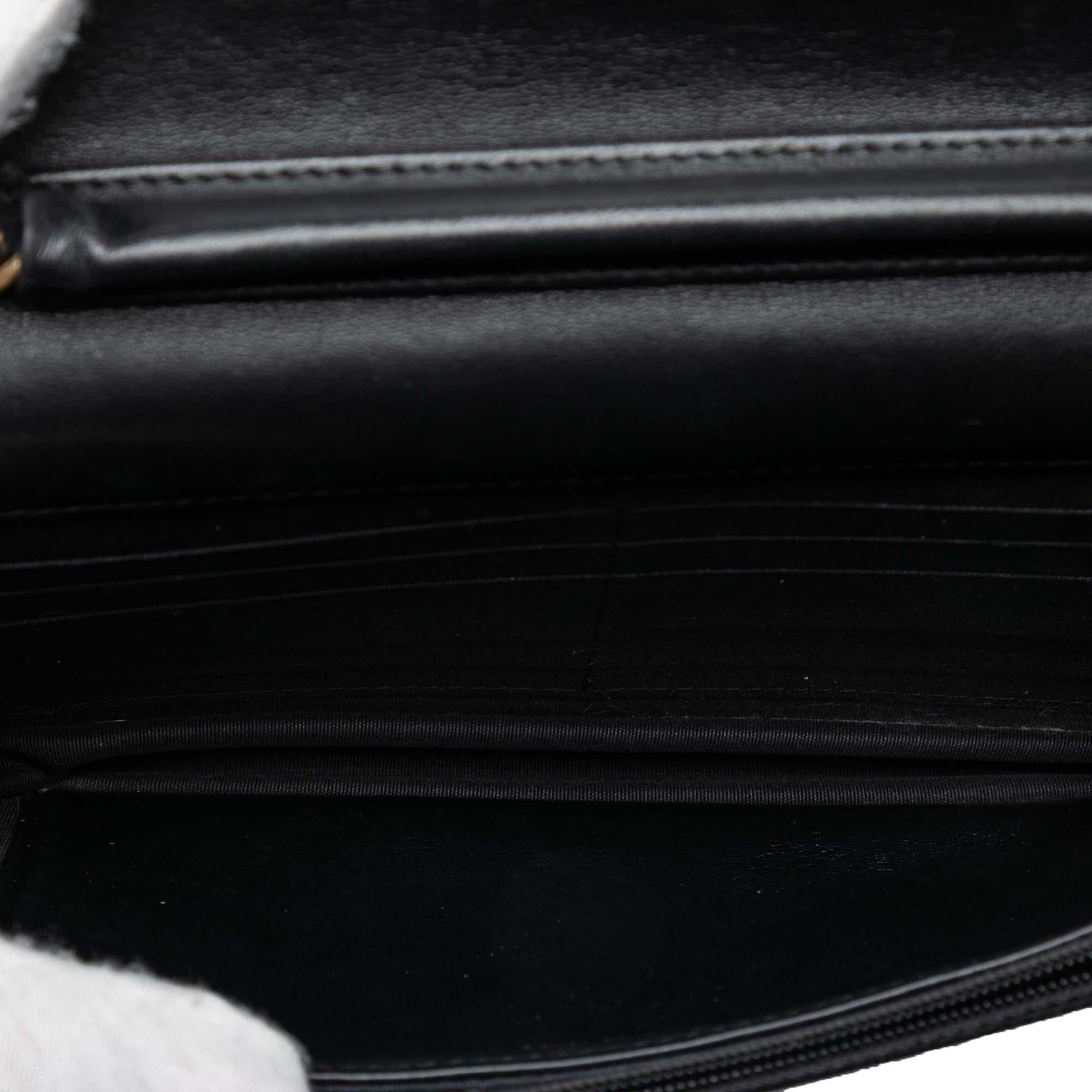 Chanel Quilted Lambskin Boy Wallet On Chain