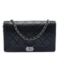 Chanel Quilted Lambskin Boy Wallet On Chain