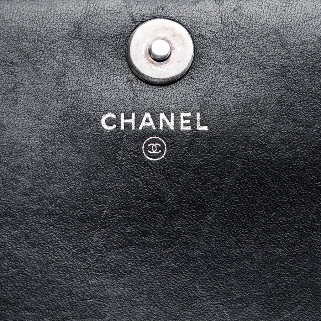 Chanel Quilted Lambskin Boy Wallet On Chain