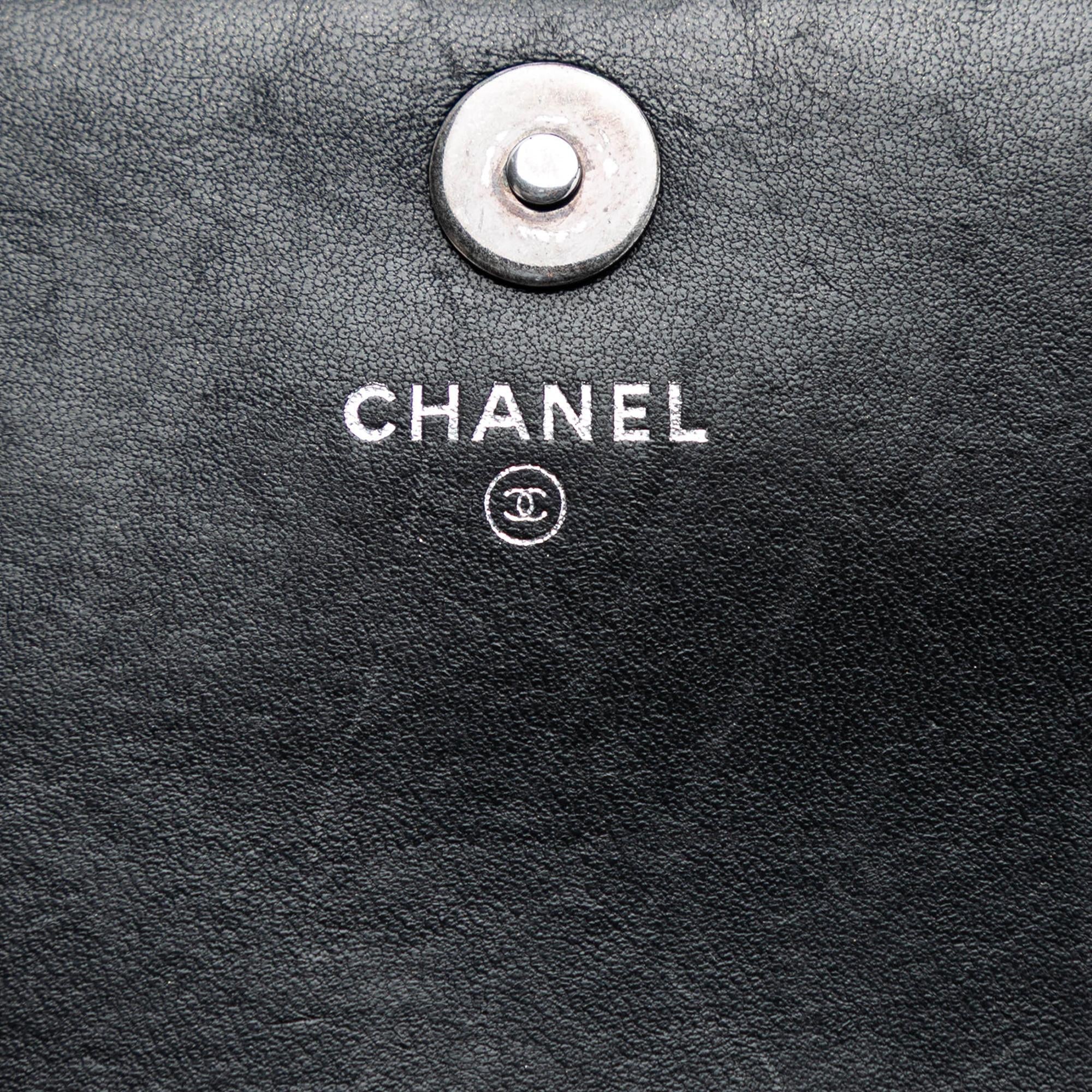 Chanel Quilted Lambskin Boy Wallet On Chain