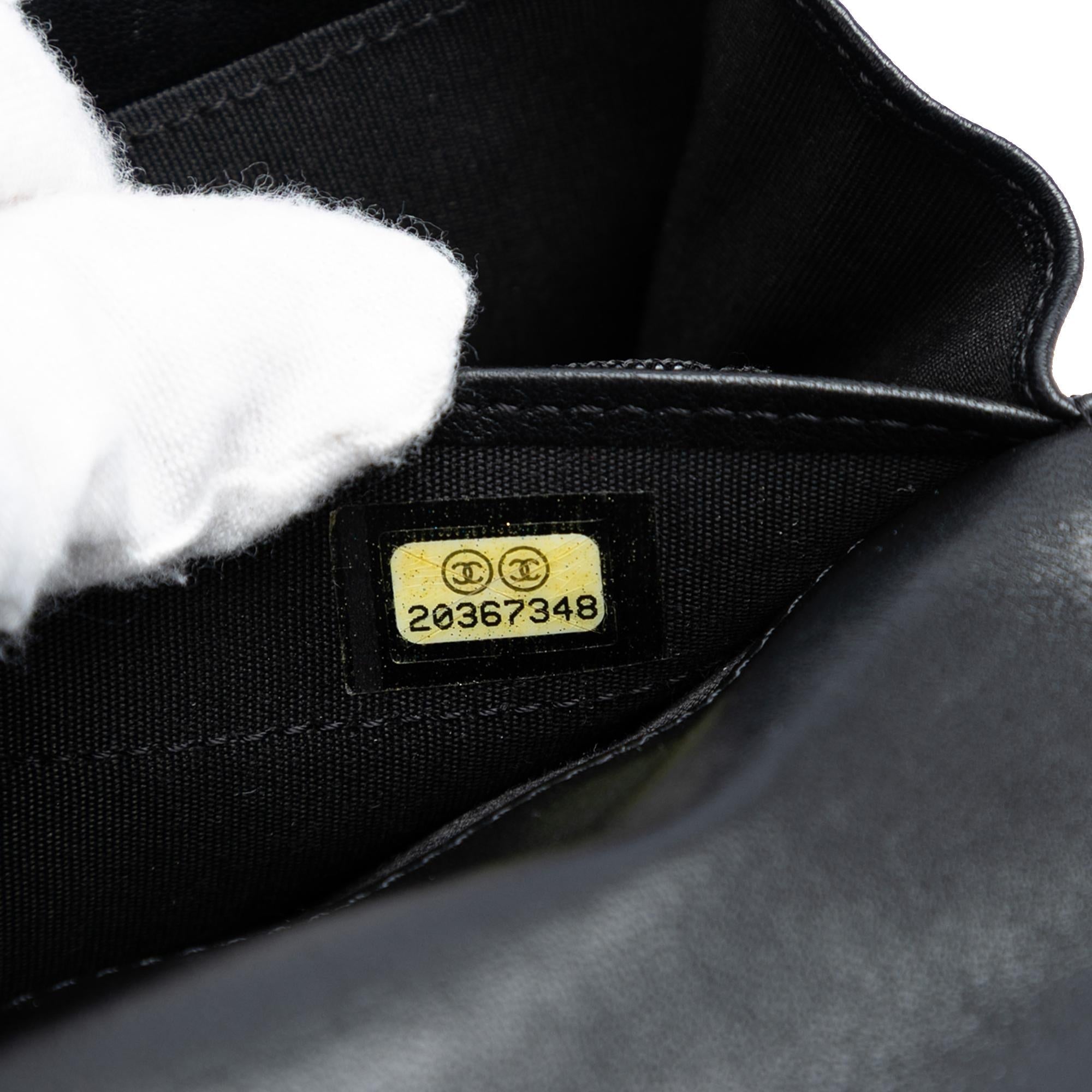 Chanel Quilted Lambskin Boy Wallet On Chain