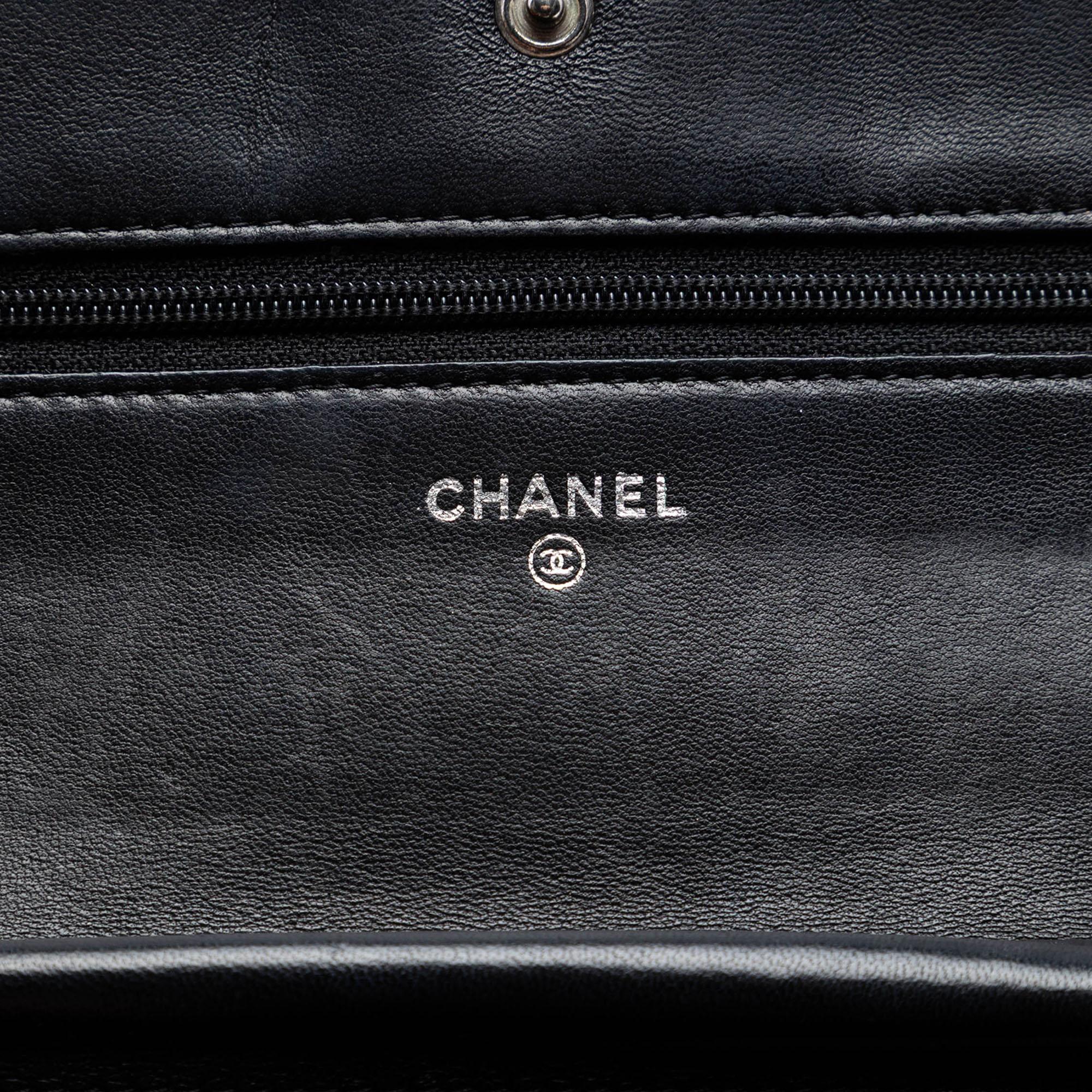 Chanel Quilted Lambskin Boy Wallet On Chain